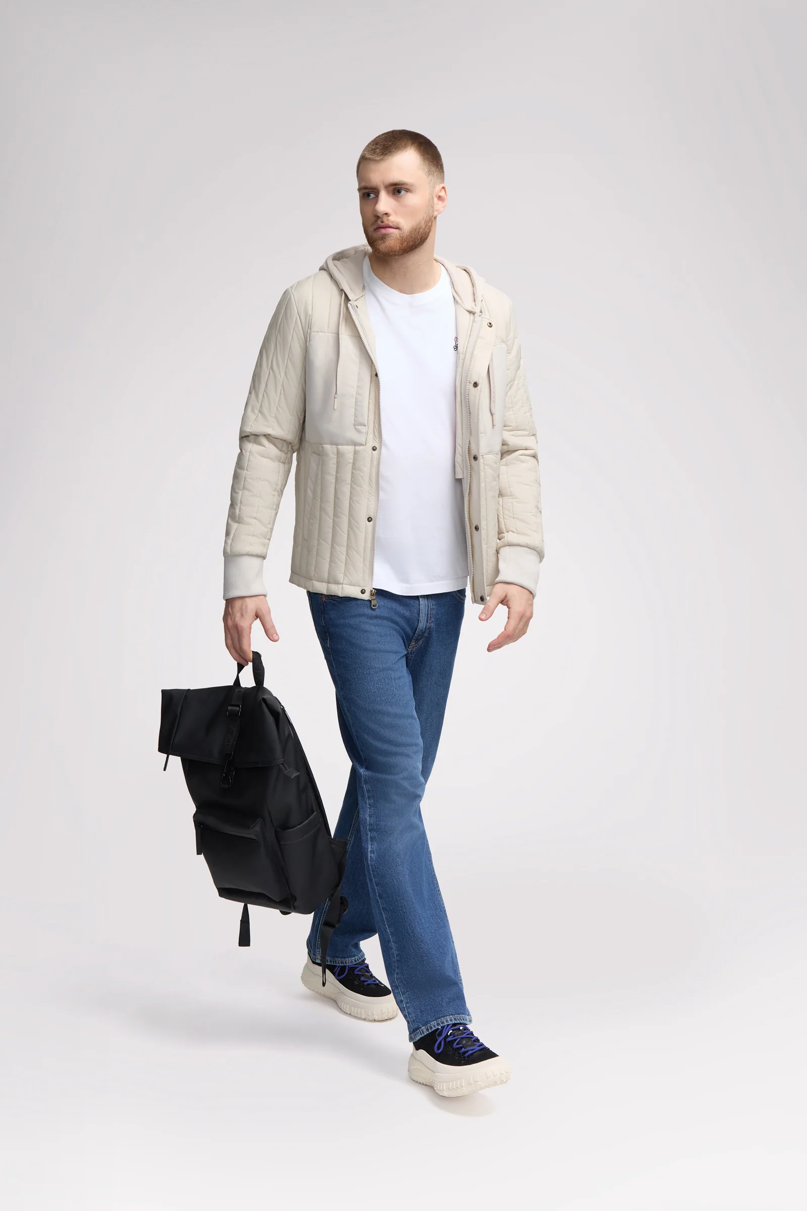 Carnelian Men's Quilted Shacket