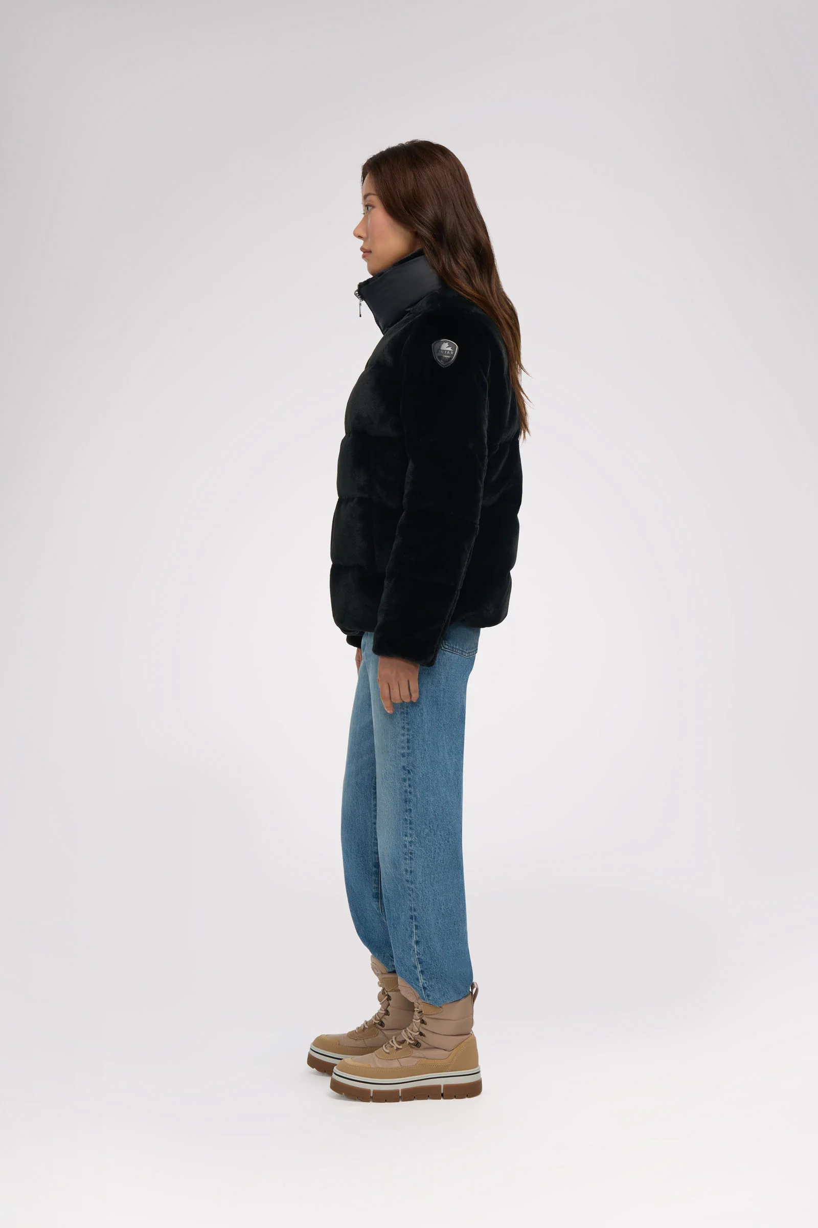 Vanita Women's Boxy Reversible Puffer