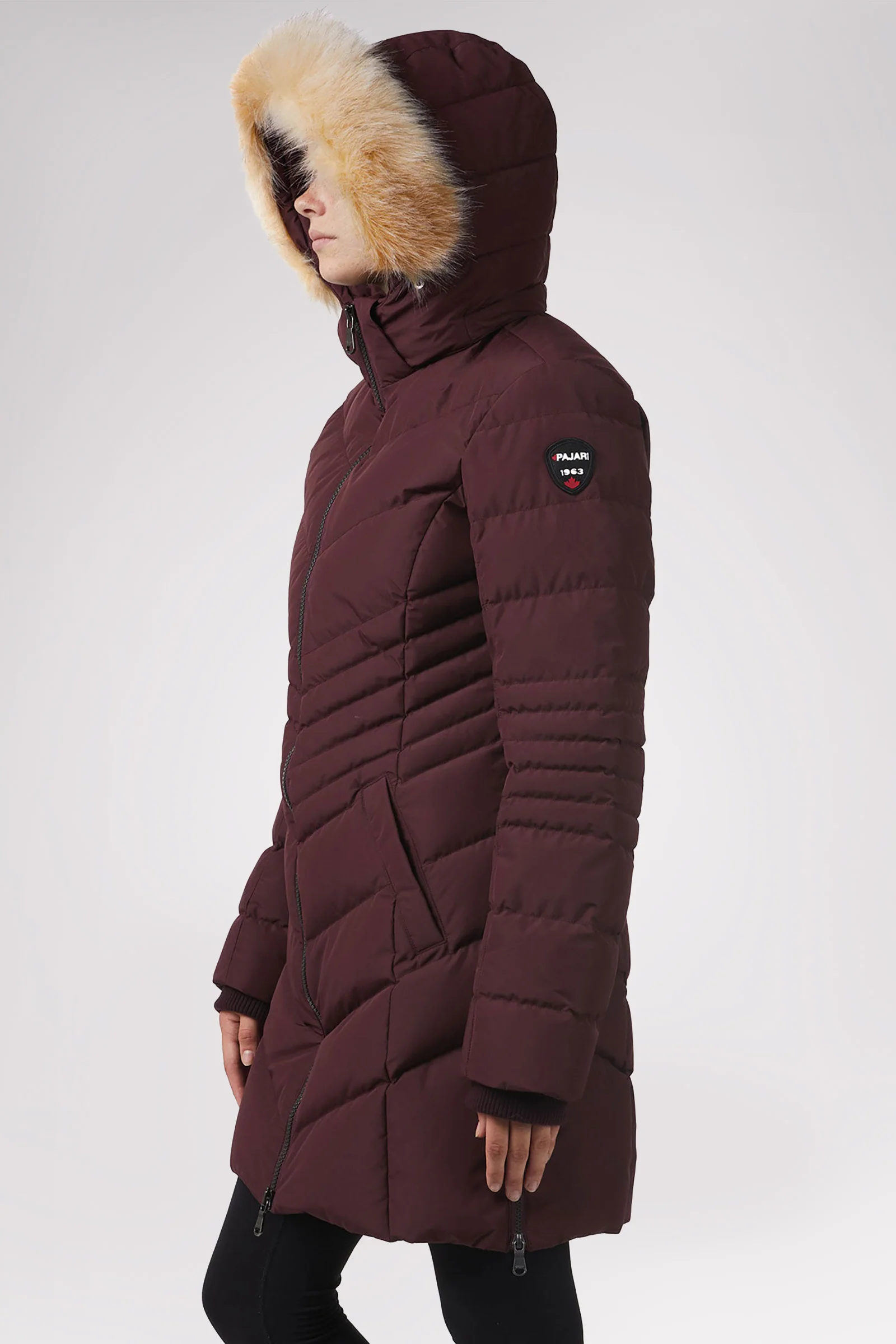 Queens Quilted Puffer w/Faux Fur Hood Trim
