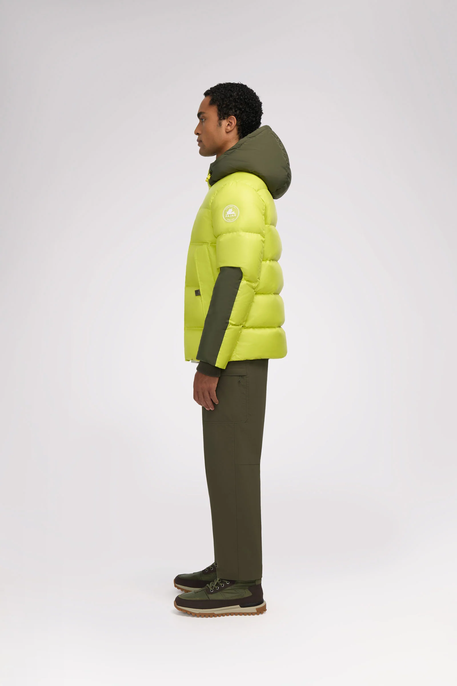 Nuray Men's Mixed Media Puffer
