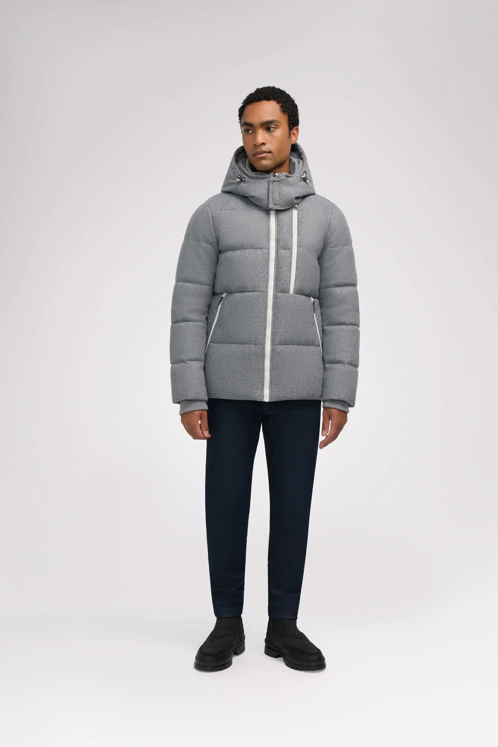 Kepler Men's Wool-Like Puffer