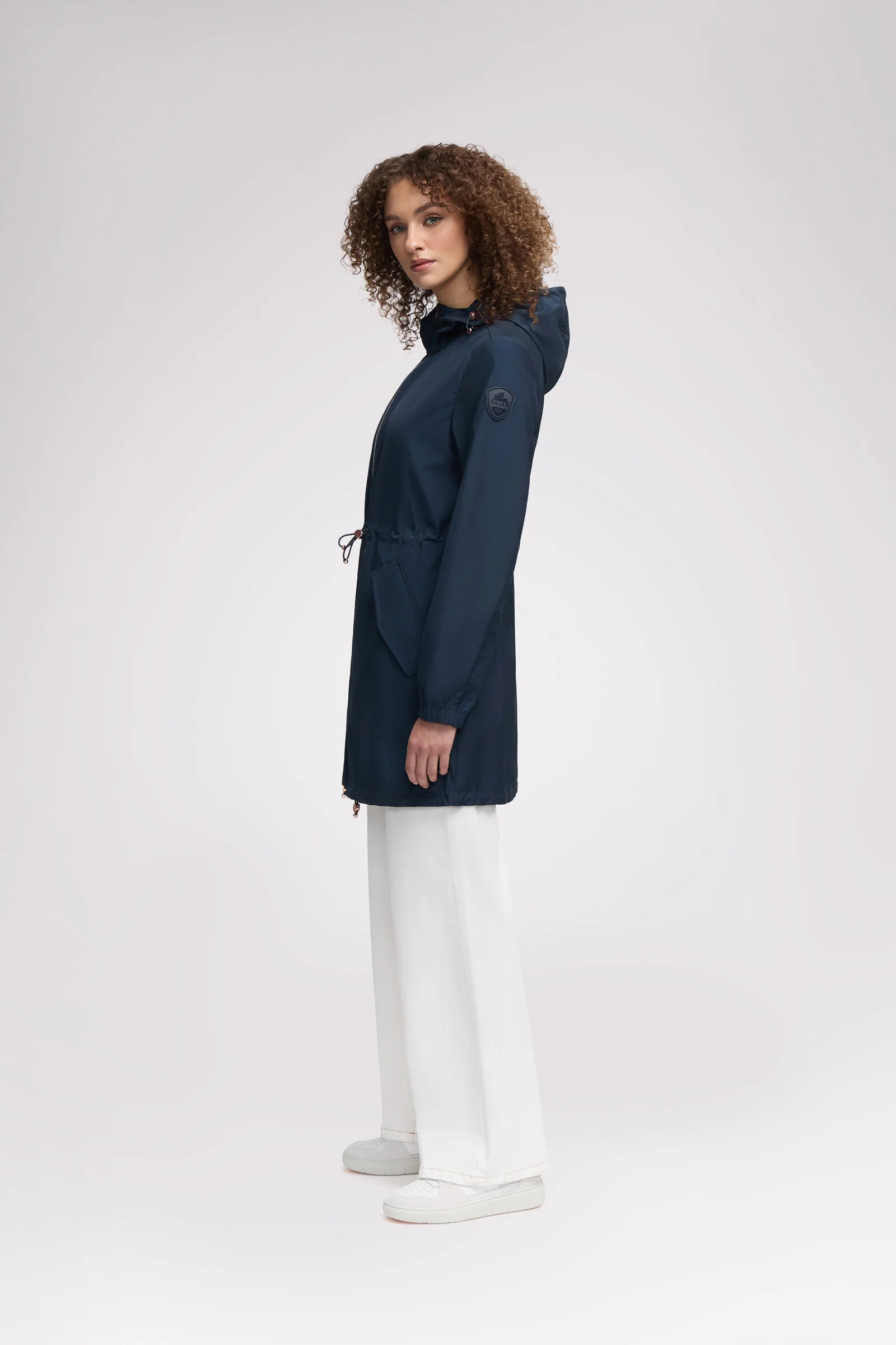 Galena Women's Hooded Short Raincoat