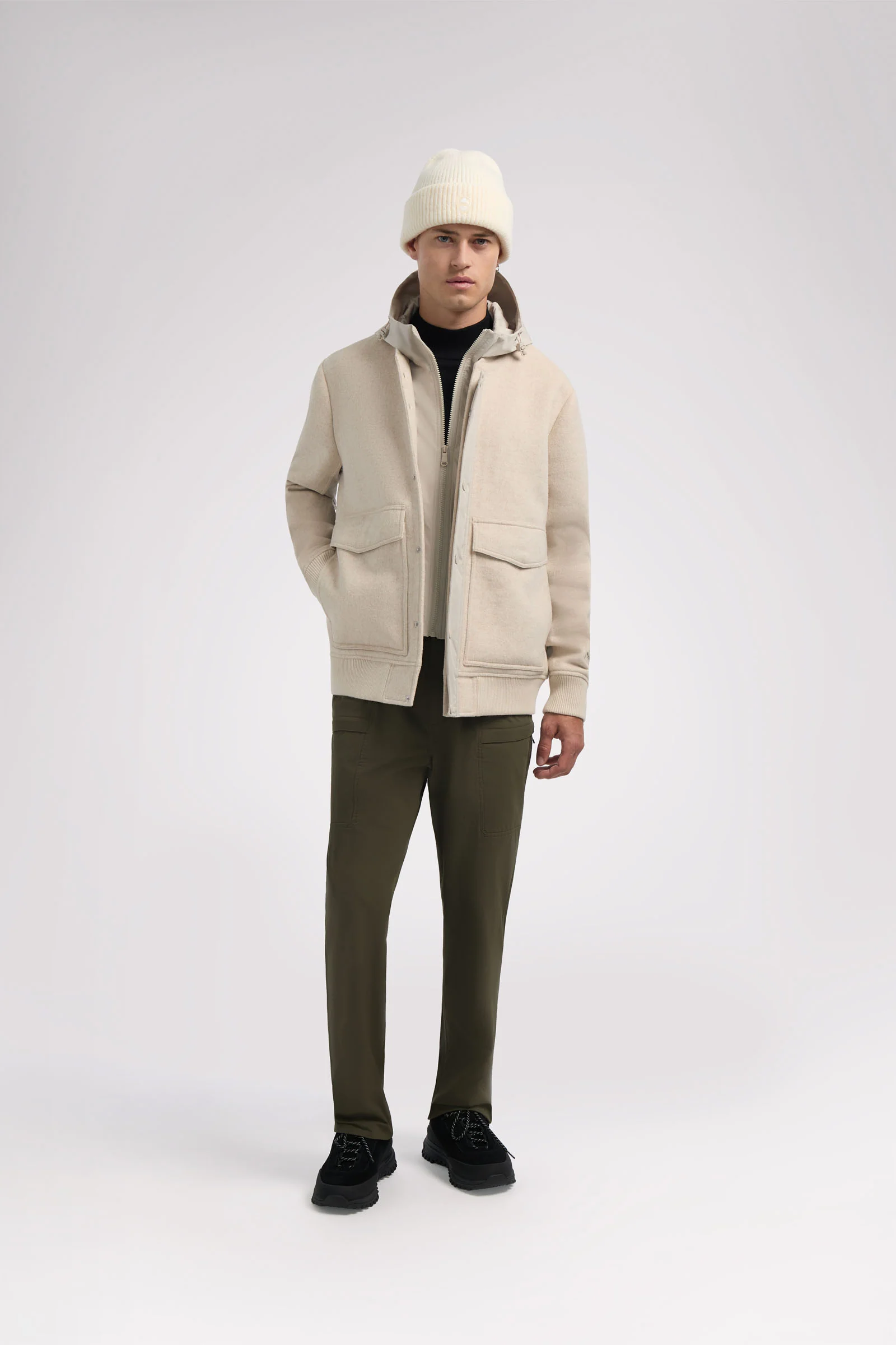 Hader Men's Wool Blend Bomber