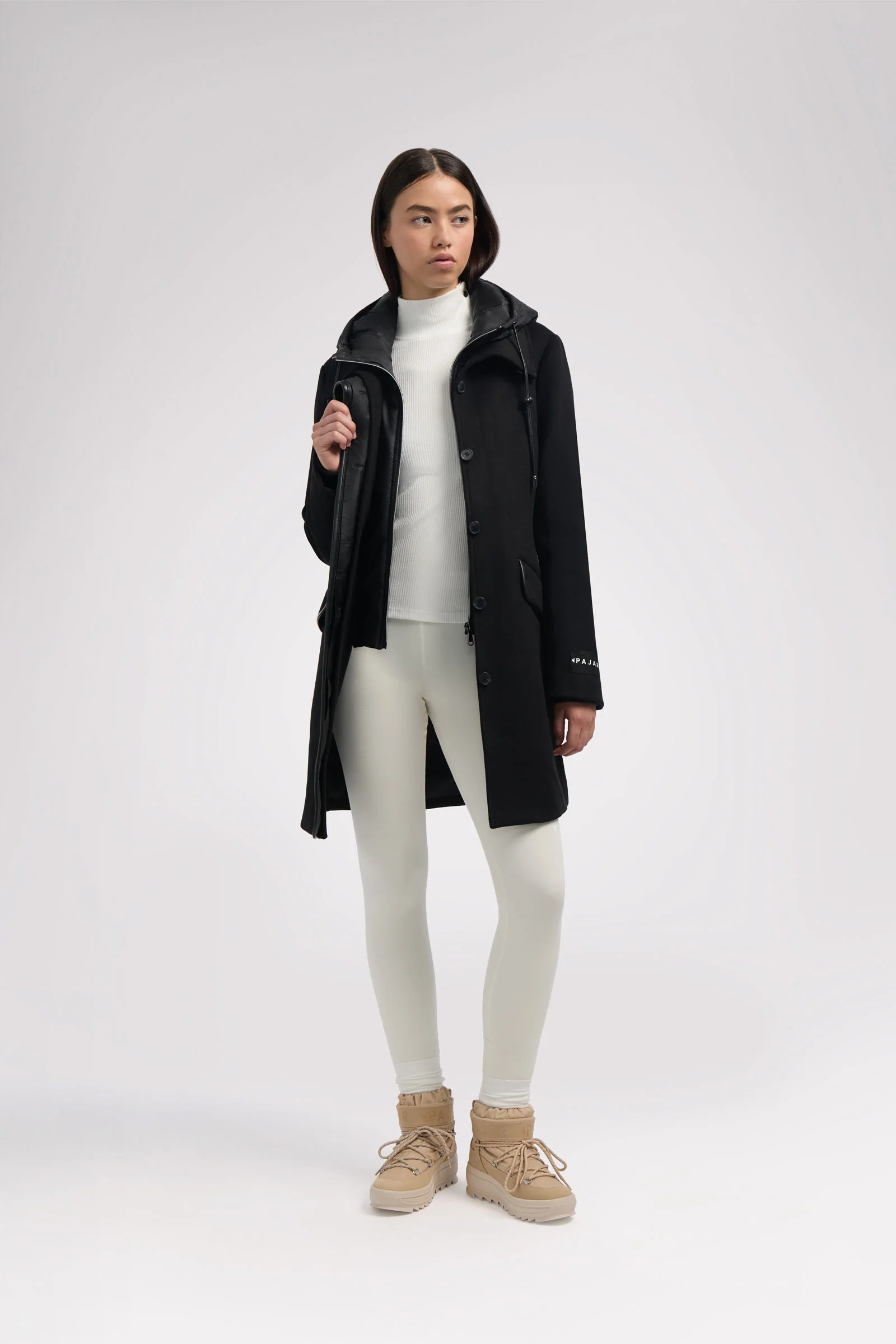 Celeste Women's Mid-Length Wool Coat