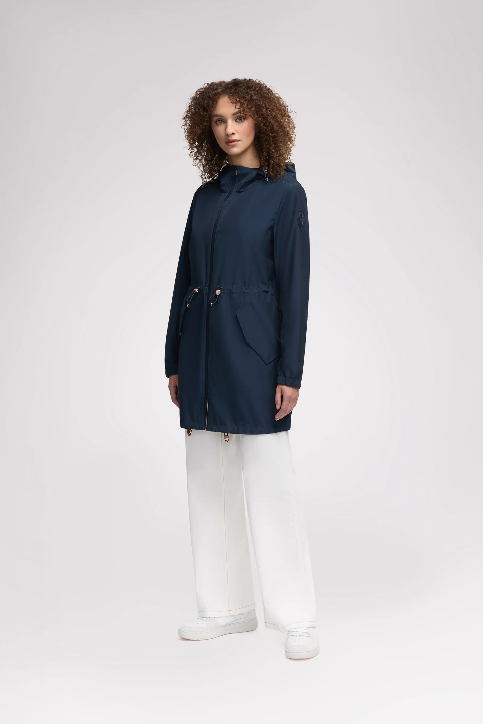 Galena Women's Hooded Short Raincoat