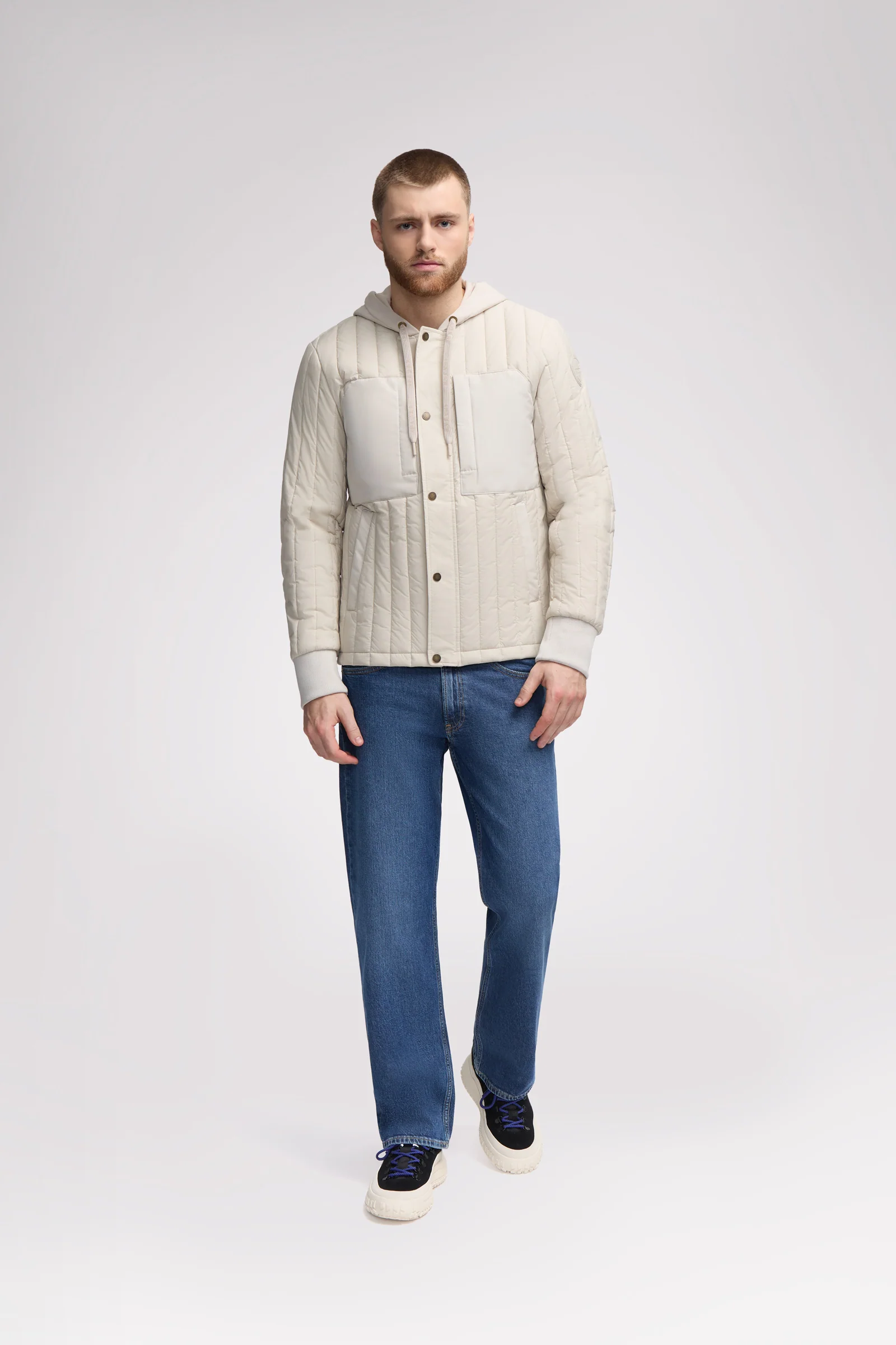 Carnelian Men's Quilted Shacket