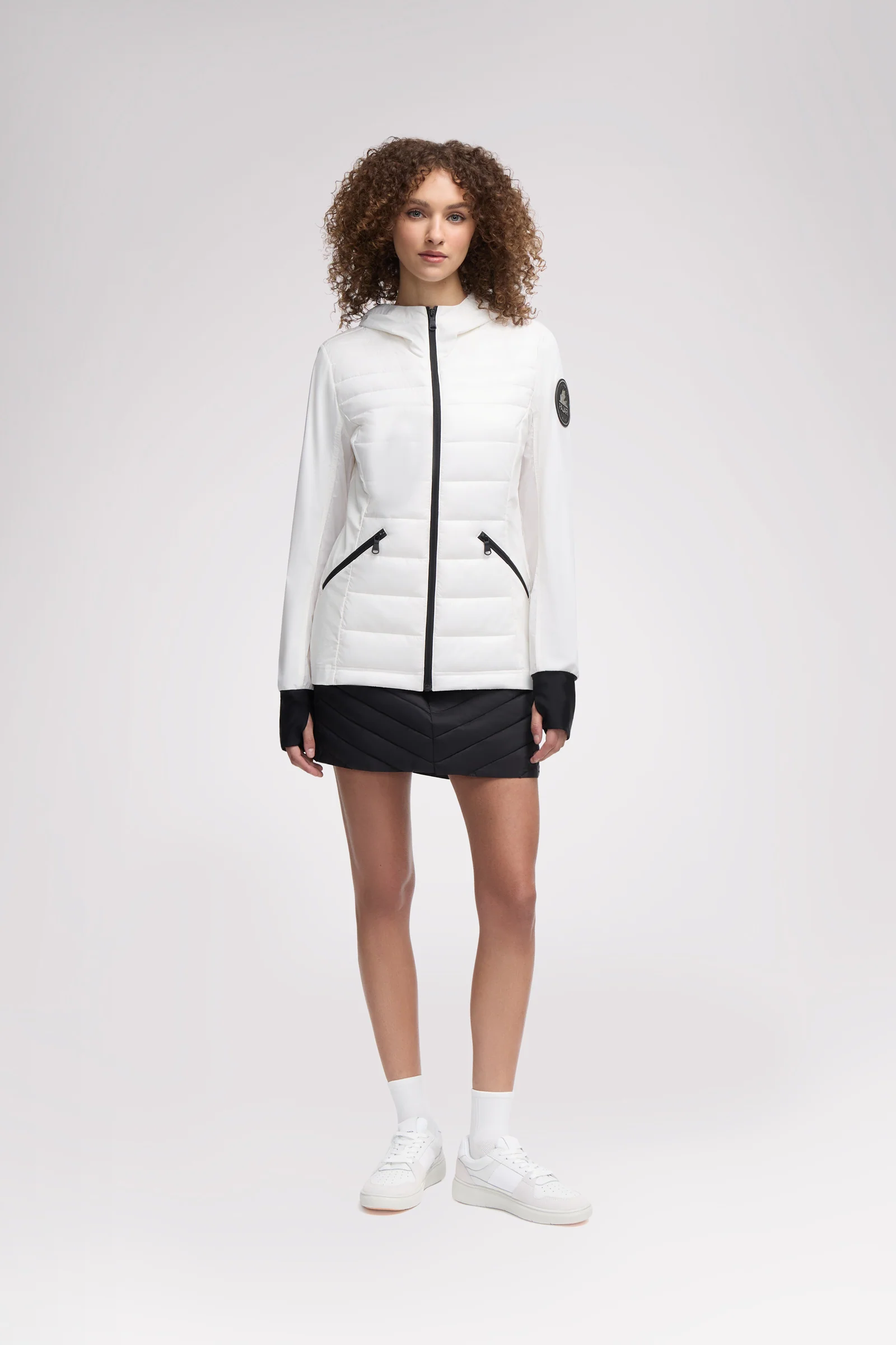 Cressy Women's Quilted Hooded Stretch Puffer