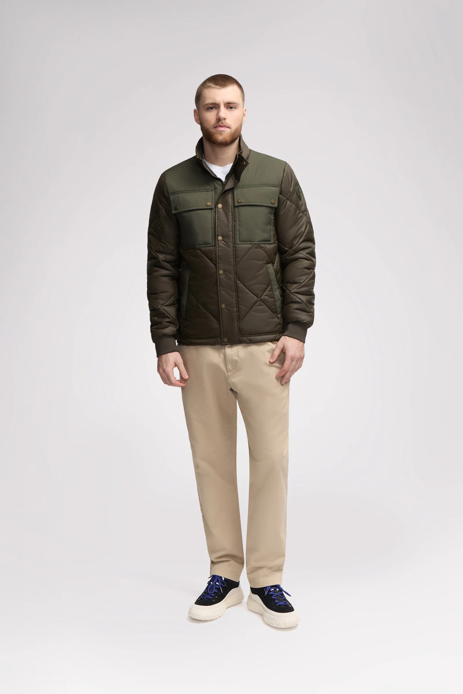 Obsidian Men's Onion Quilted Shacket