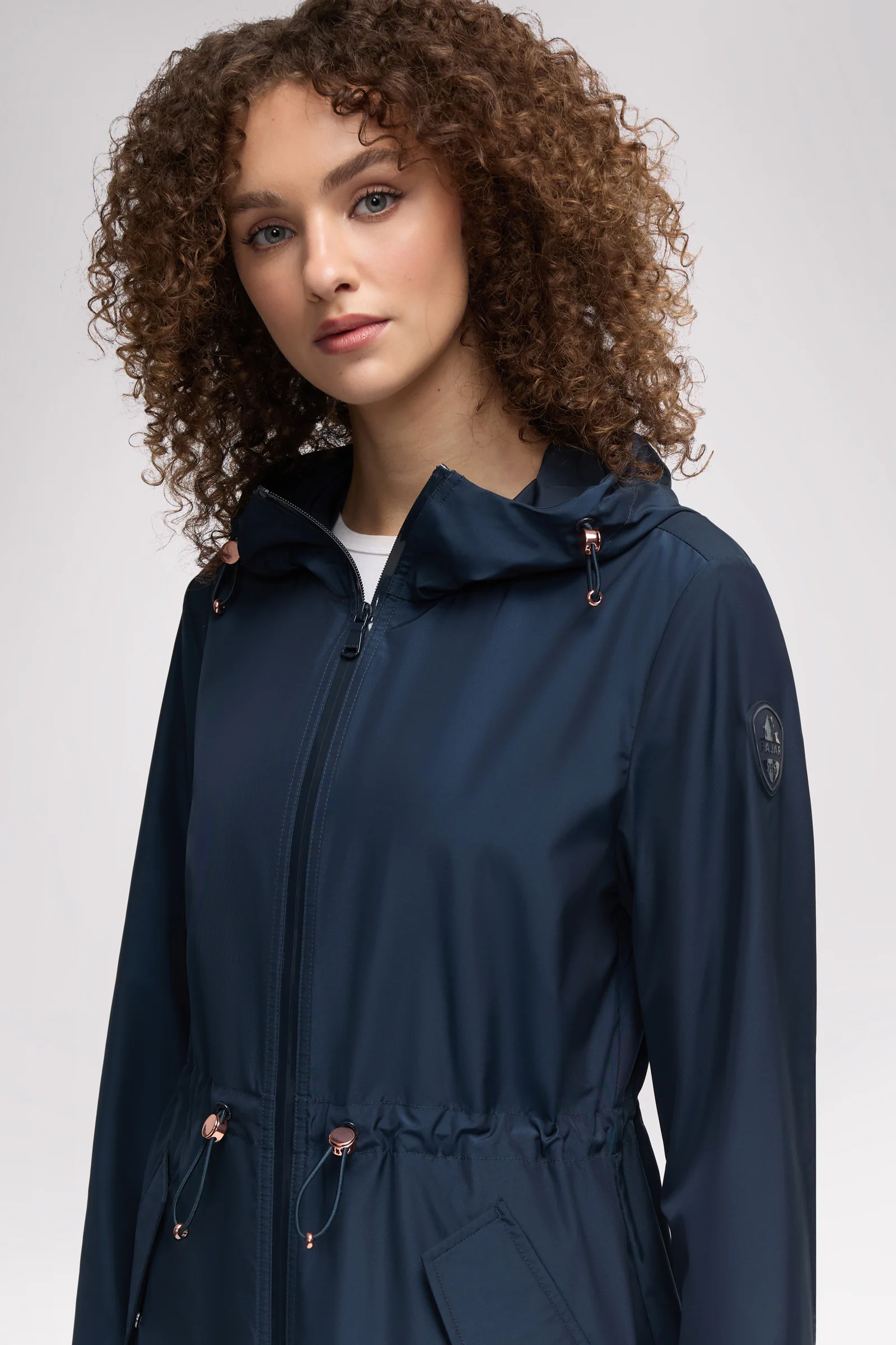 Galena Women's Hooded Short Raincoat