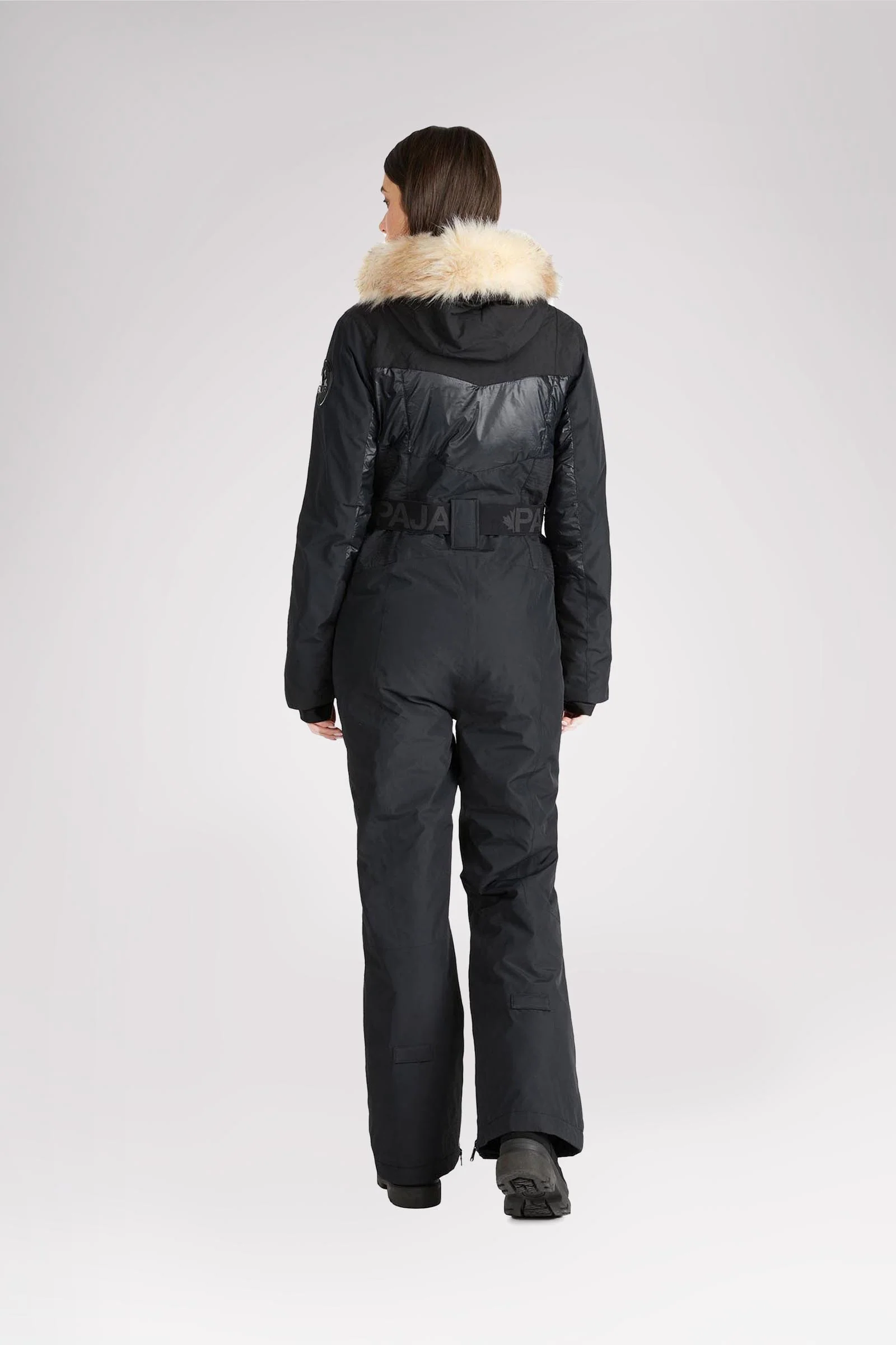 Pearl Women's Ski Jumpsuit w/ Faux Fur Trim
