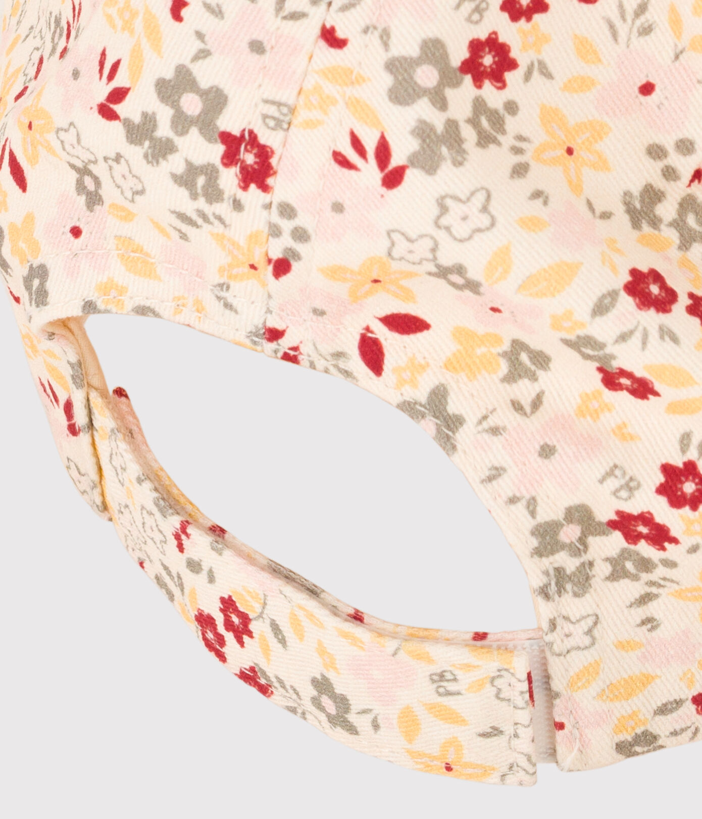 Casquette fleurs enfant fille