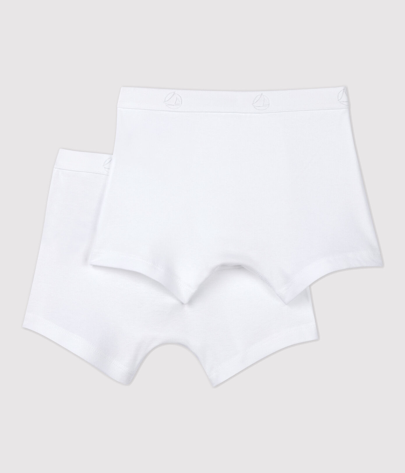 Lot de 2 boxers blancs petit garon