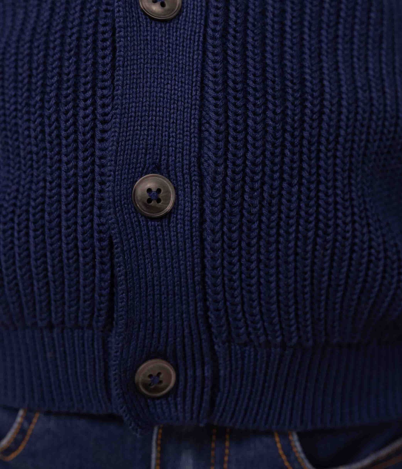 Cardigan en cte anglaises en coton enfant fille