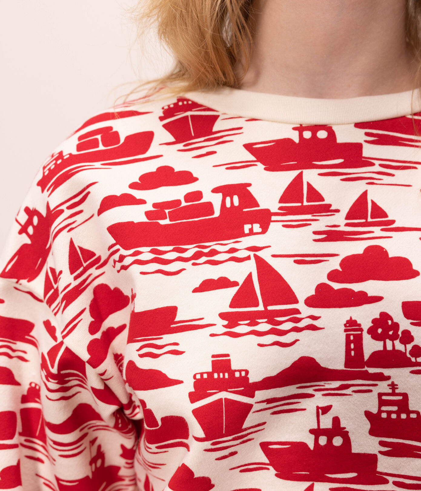 Sweatshirt en coton Femme