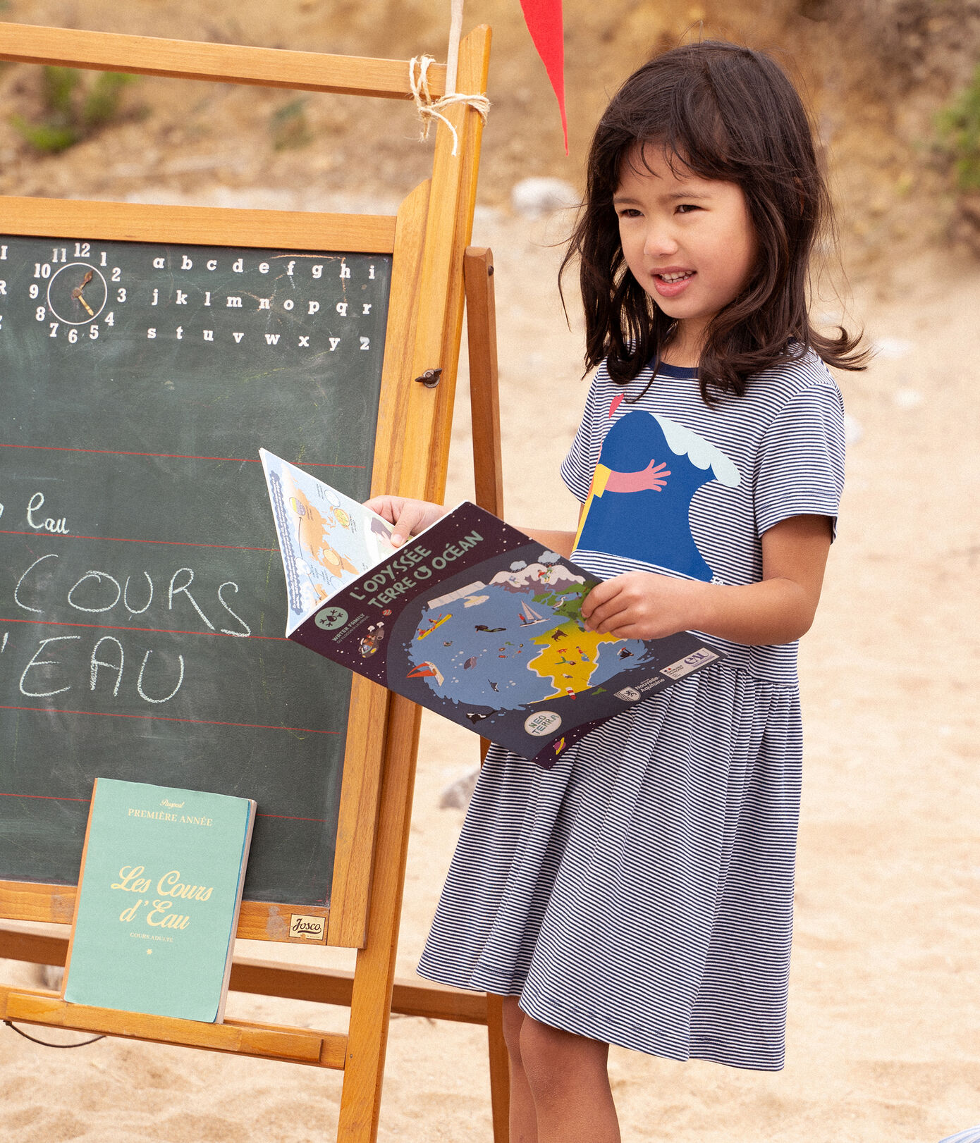 Robe enfant fille Petit Bateau x Water Family