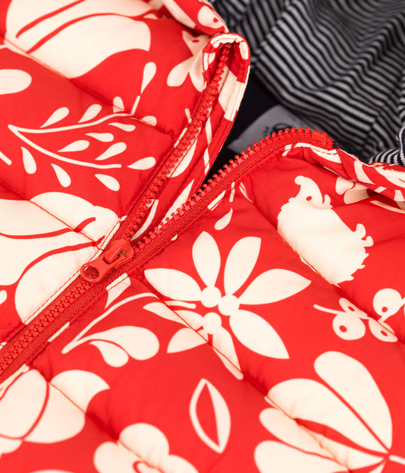 Doudoune recyclée bébé imprimée