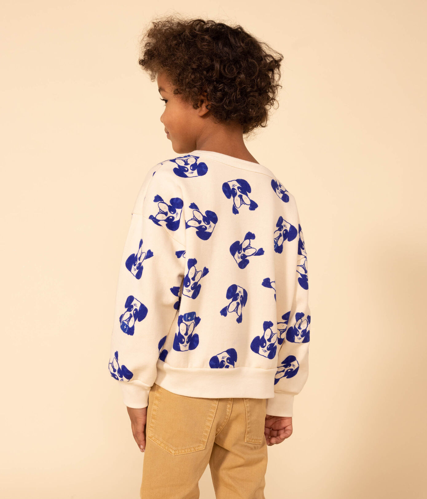 Sweatshirt imprimé en molleton enfant fille / garon