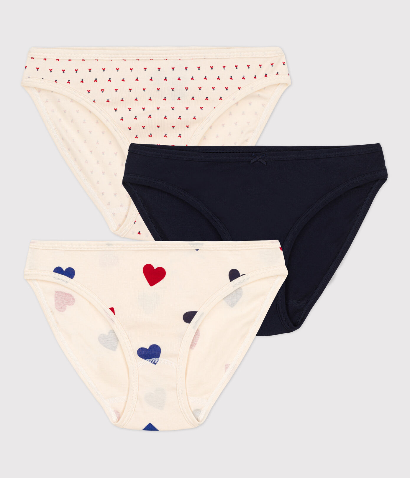 Lot 3 culottes en coton Femme