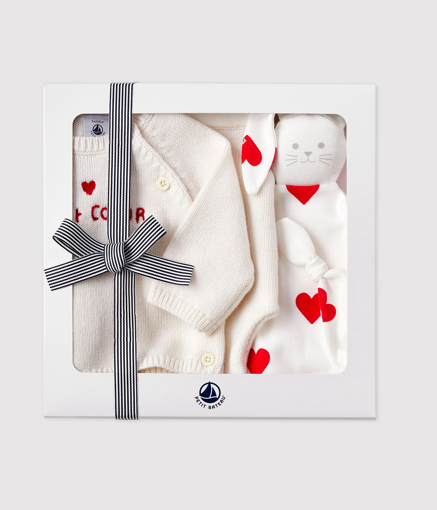 Coffret cadeau naissance tricot