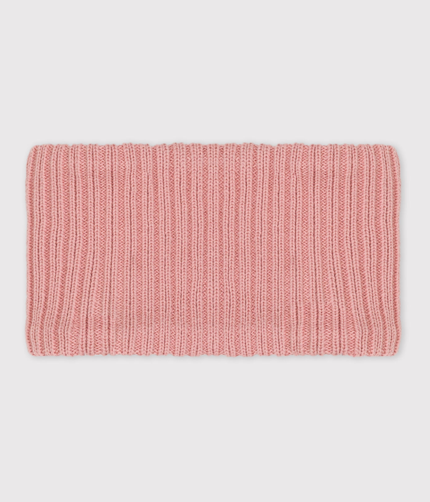 Snood bébé en tricot doublé en polaire recyclée