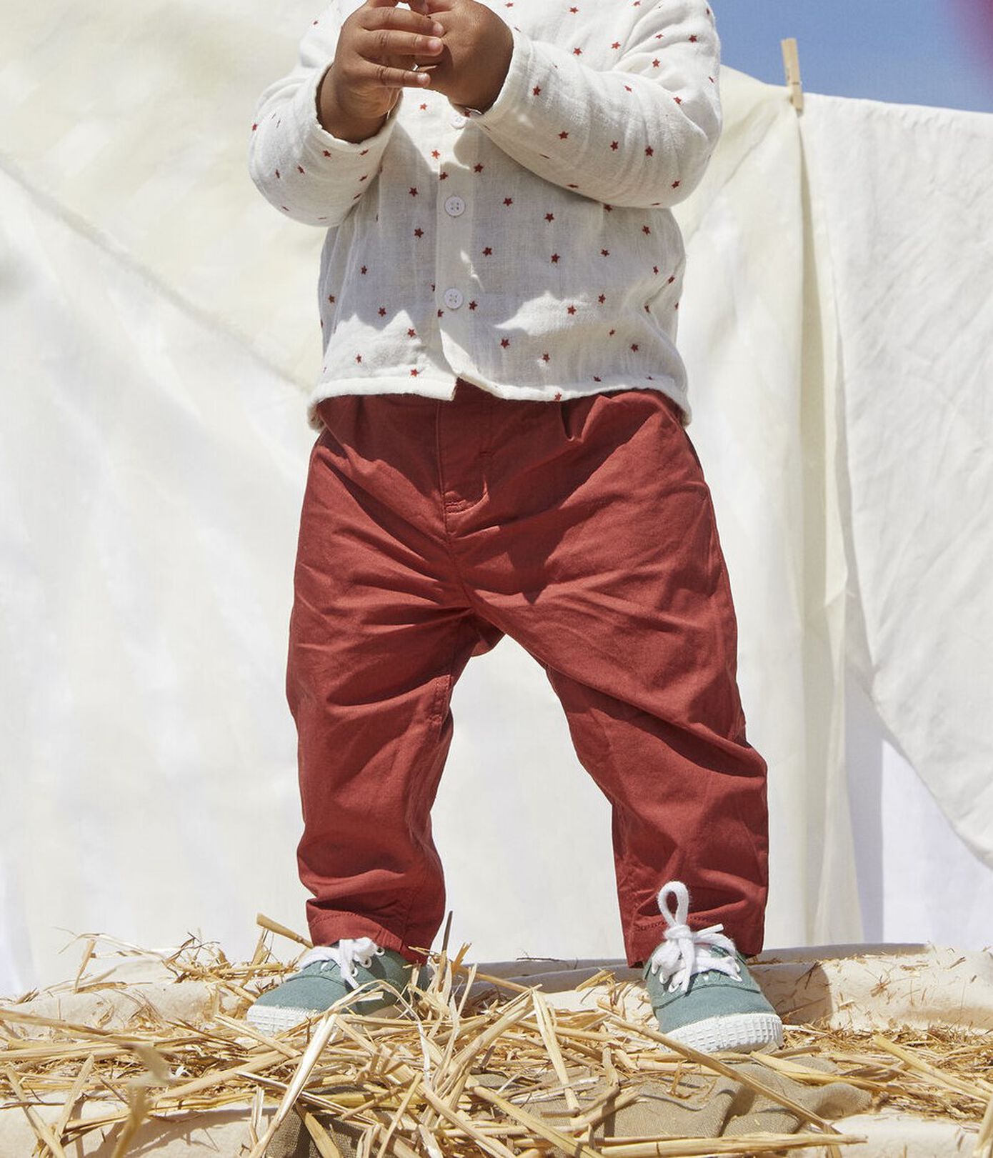 Pantalon en serge craquante bébé