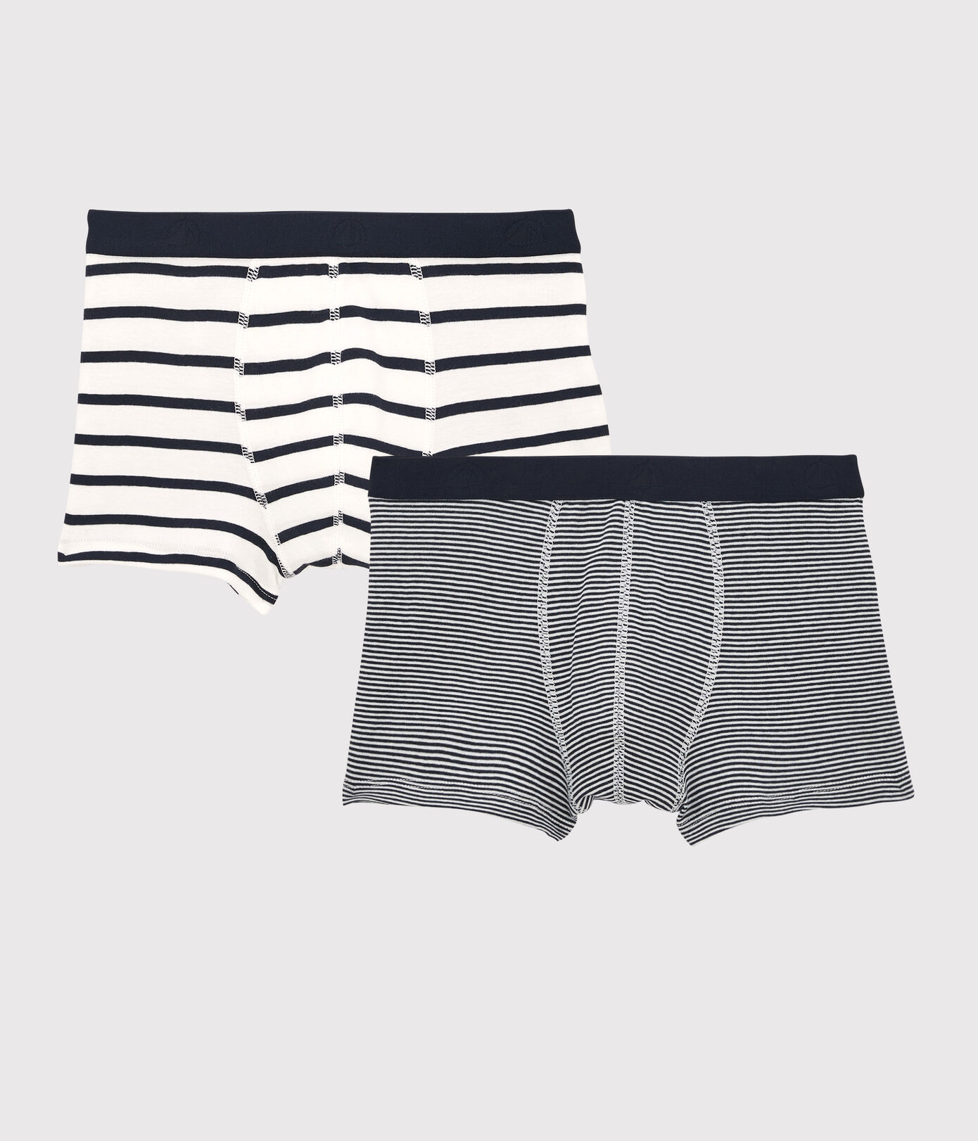 Lot de 2 boxers rayés garon