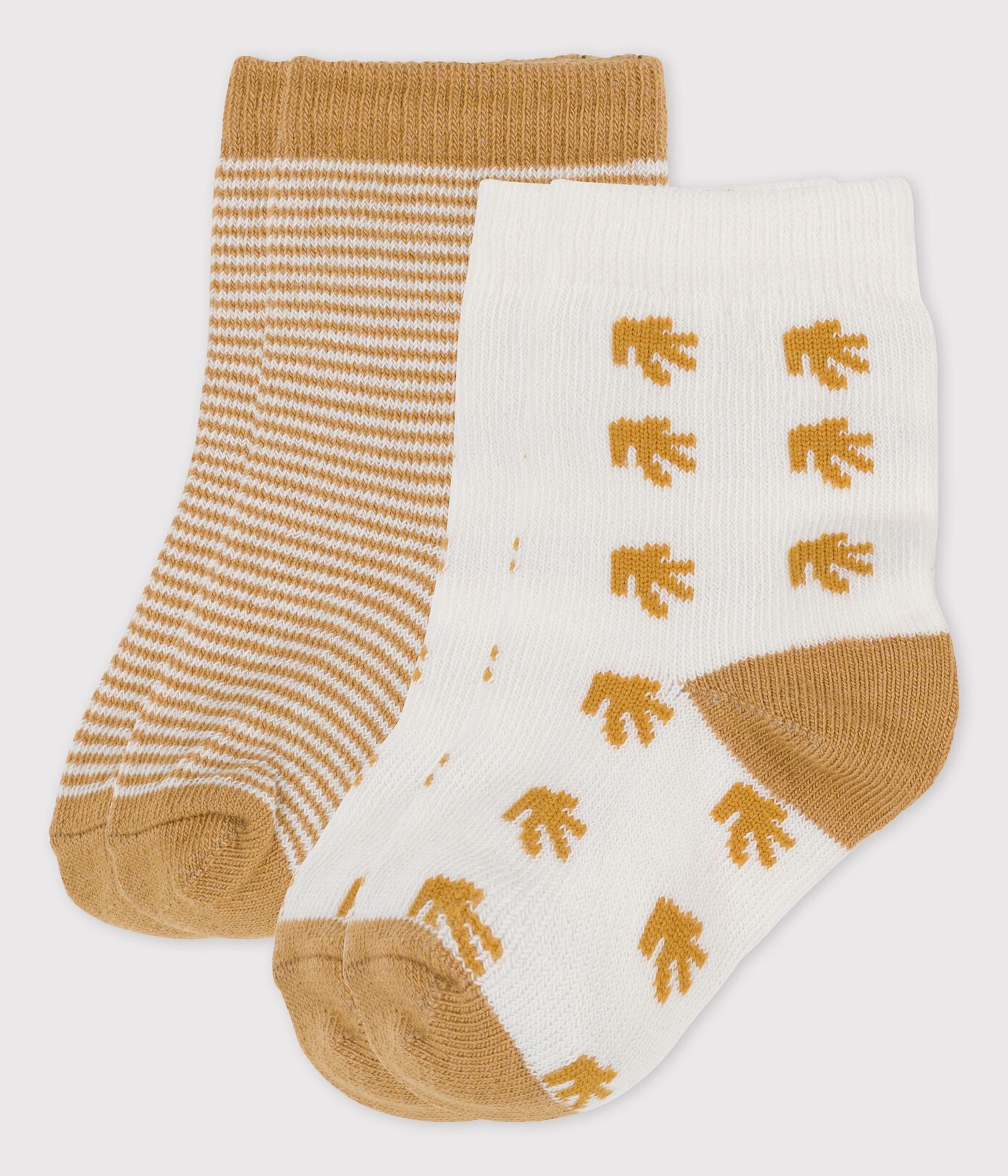 Lot de 2 paires chaussettes bébé