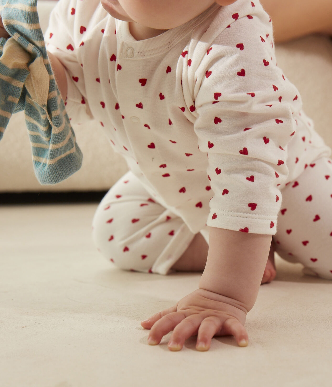 Ensemble imprimé en coton bébé