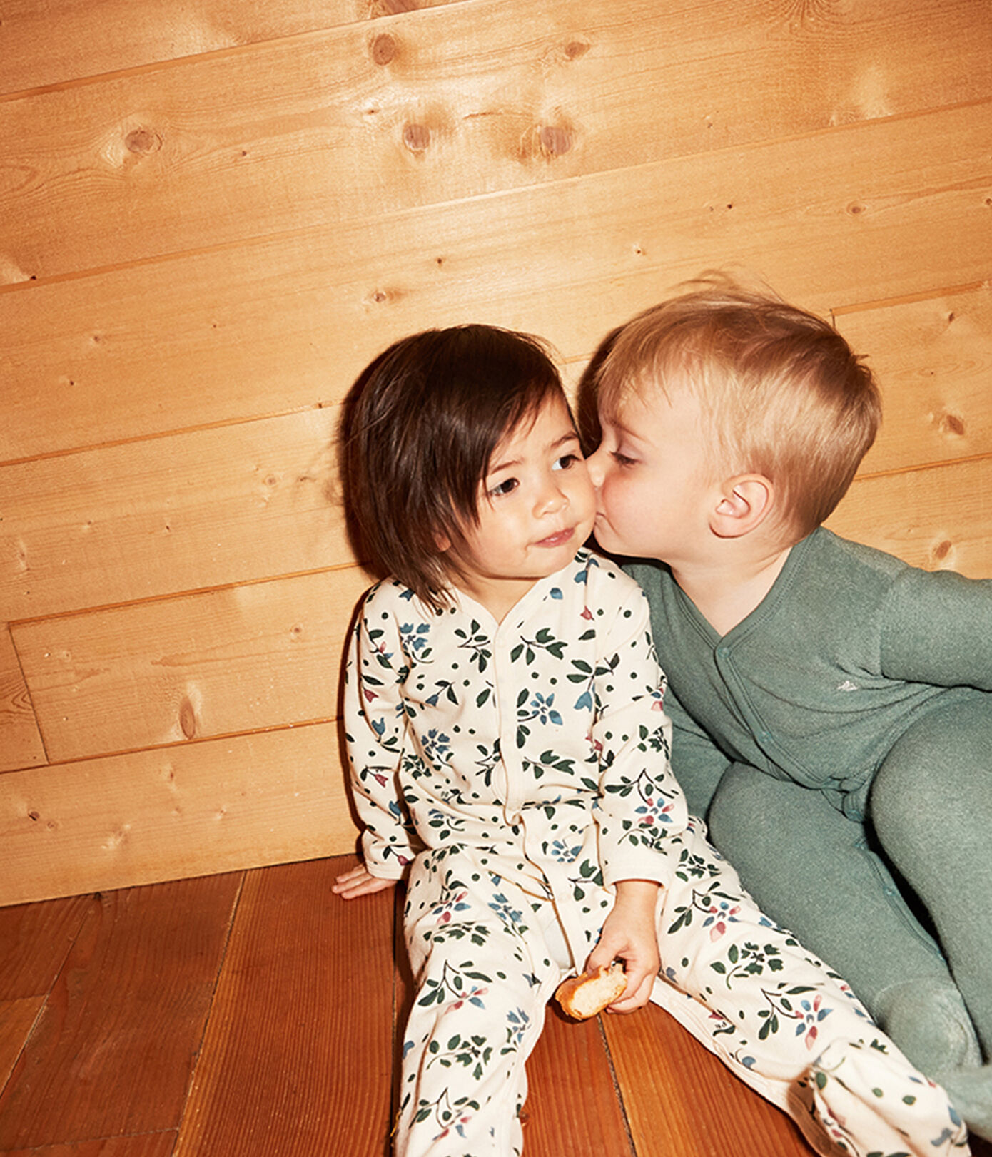 Dors-bien fleur bébé en molleton