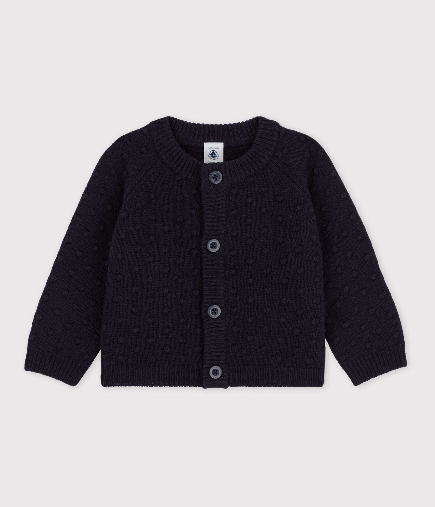 Cardigan bébé en tricot en laine
