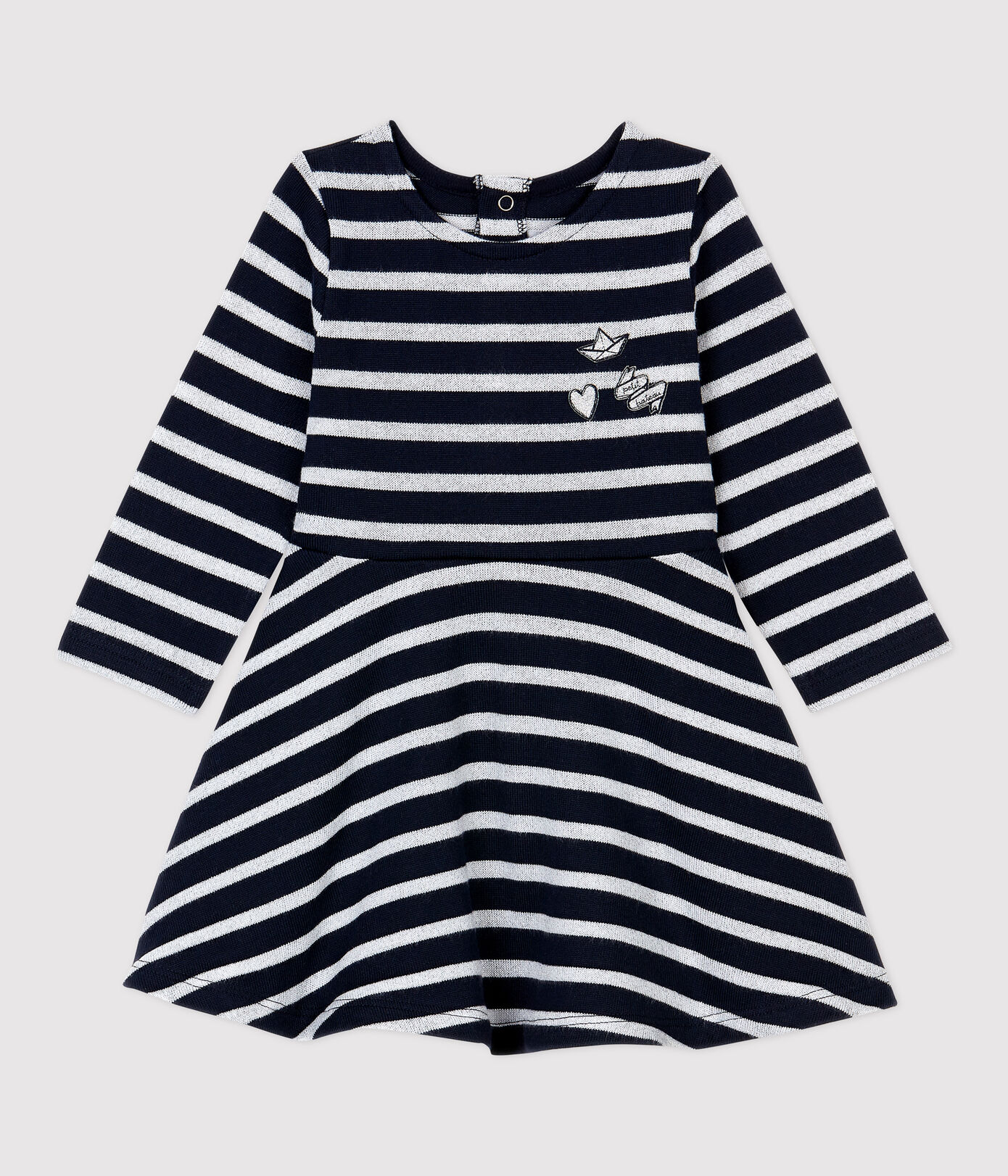 Robe en molleton bébé.