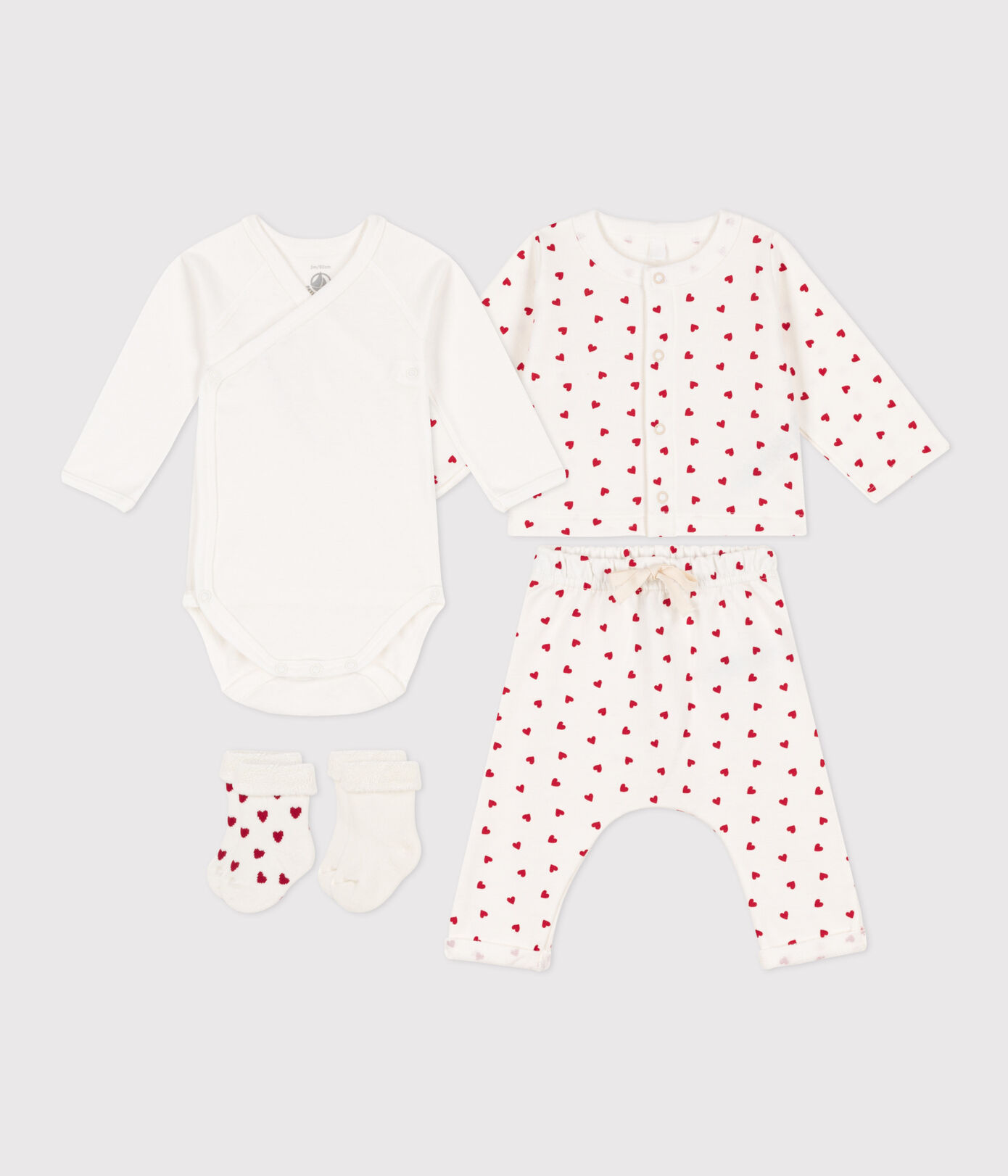 Coffret cadeau naissance petit cur