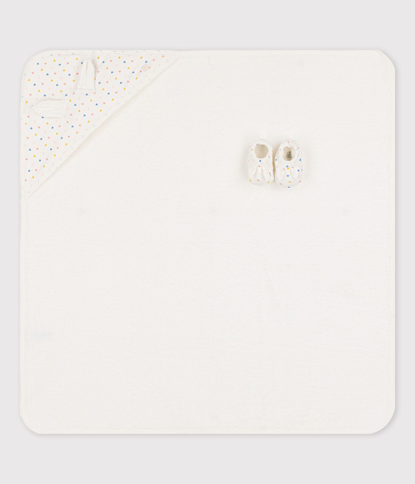 Carré de bain bébé en coton biologique