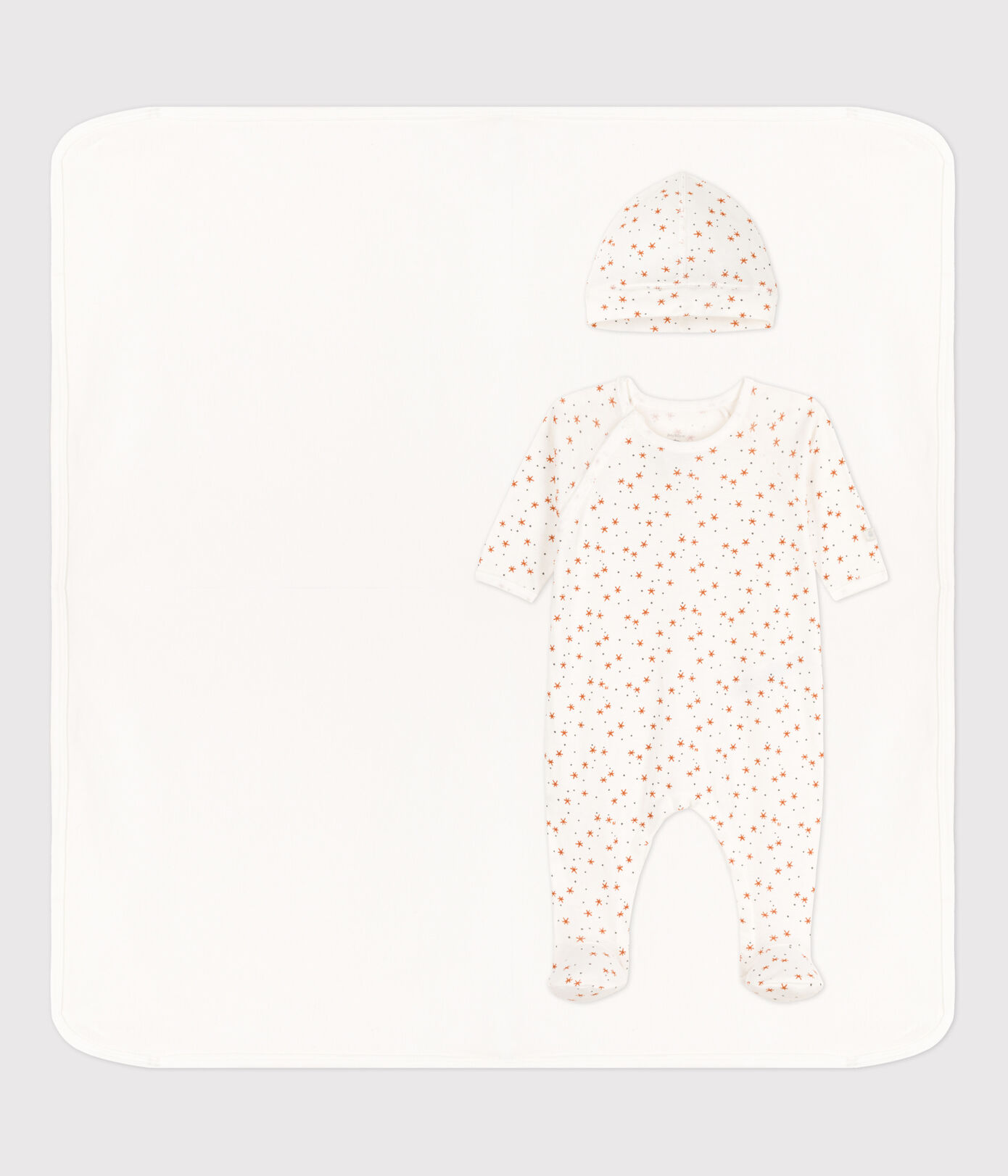 Coffret cadeau naissance bébé en coton