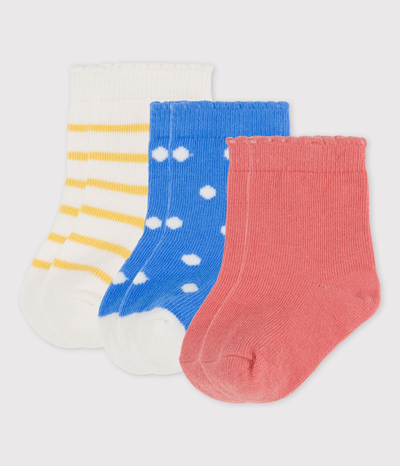 Lot de 3 paires de chaussettes bébé