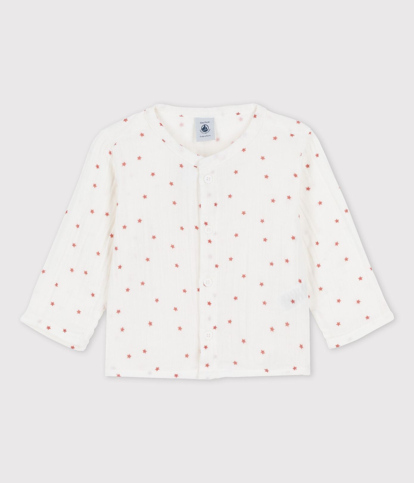 Chemise en gaze de coton bio bébé