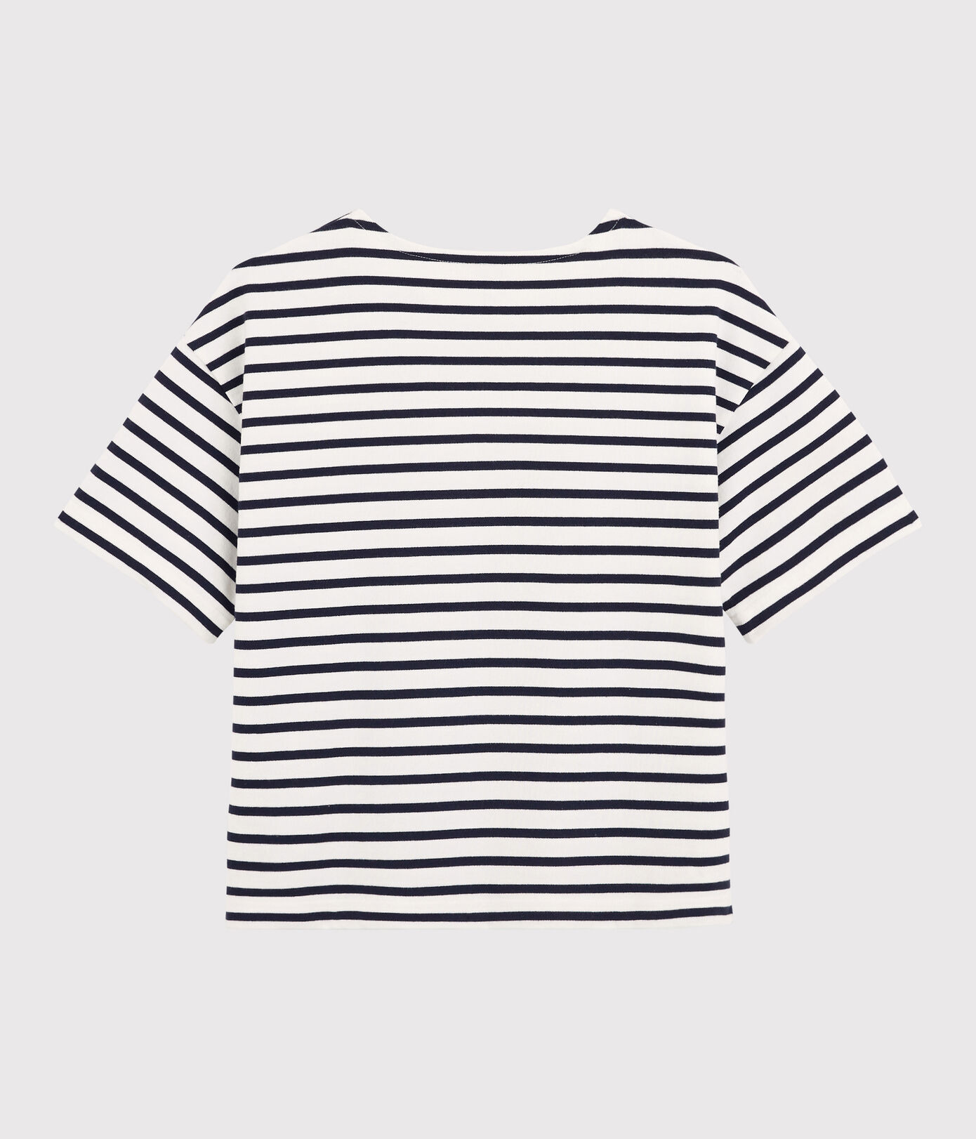 Marinière manches courtes en coton Femme