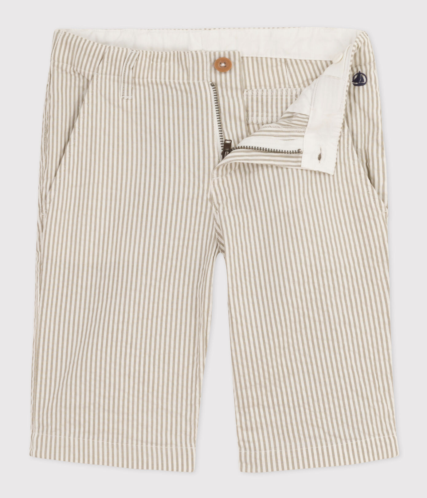 Bermuda en seersucker enfant garon