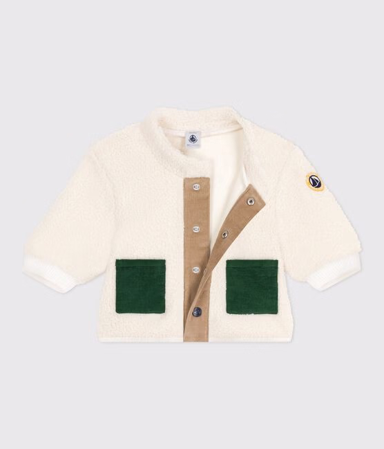 Manteau bébé en sherpa