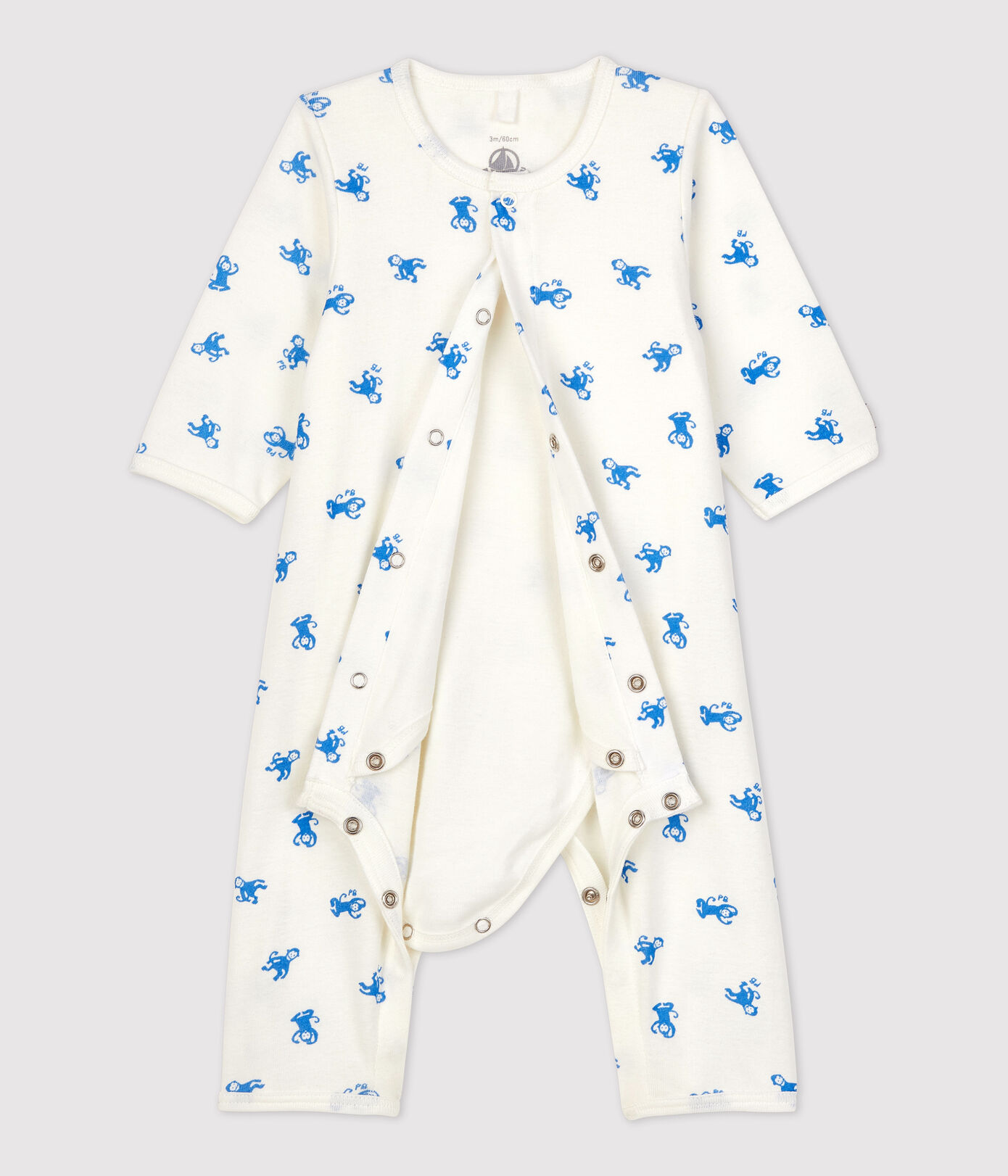 Bodyjama sans pieds bébé en coton biologique