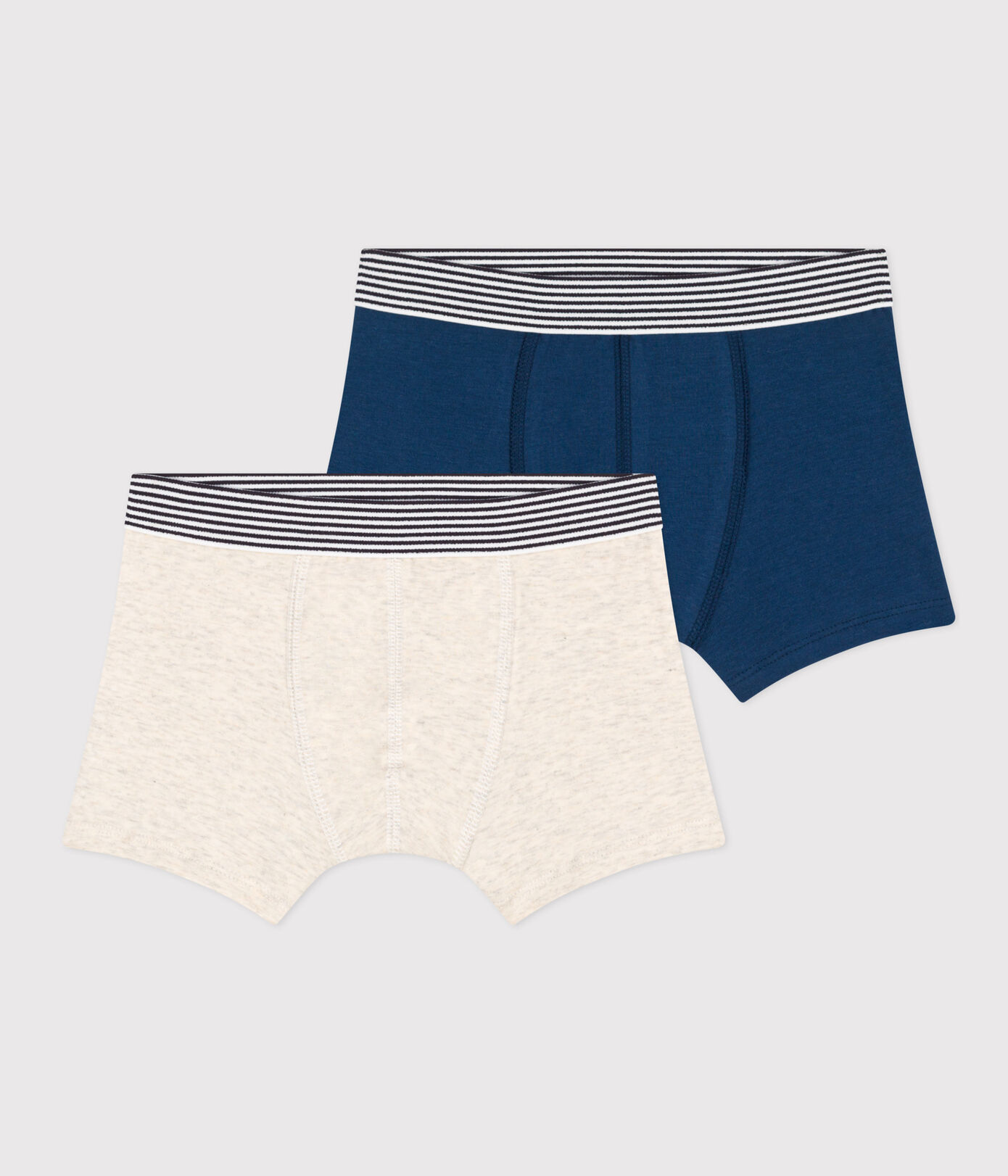 Lot de 2 boxers en coton et élasthanne petit garon