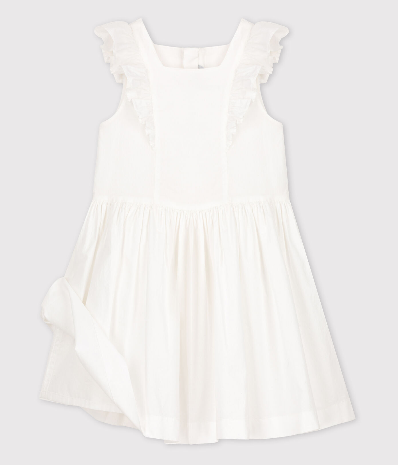 Robe cérémonie en popeline enfant fille