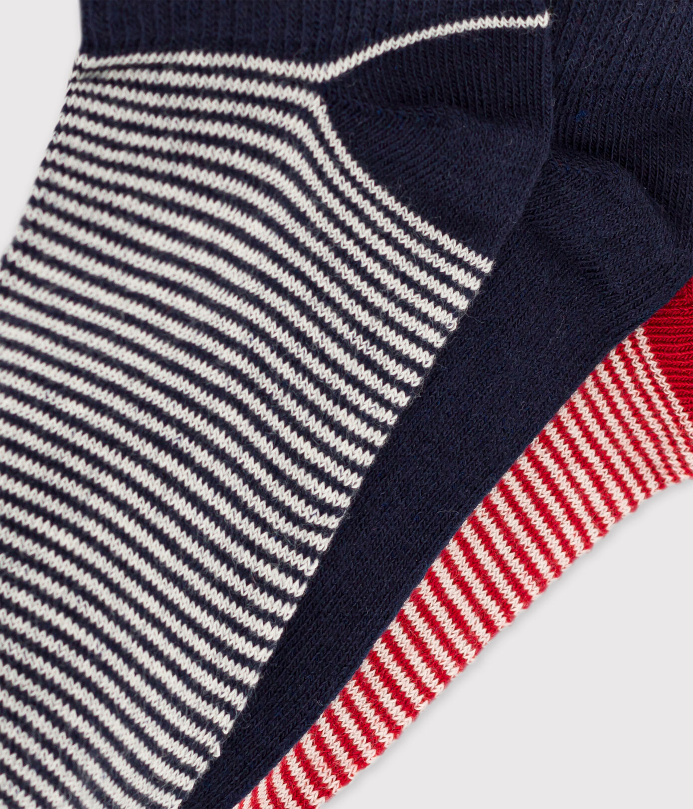 Lot de 3 paires de chaussettes enfant garon-fille