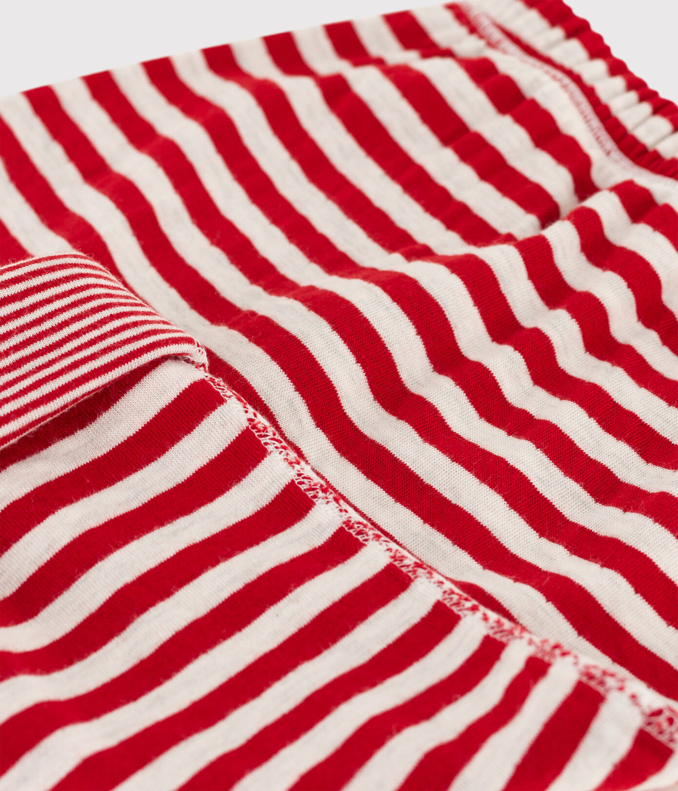 Pantalon bébé rayé en tubique