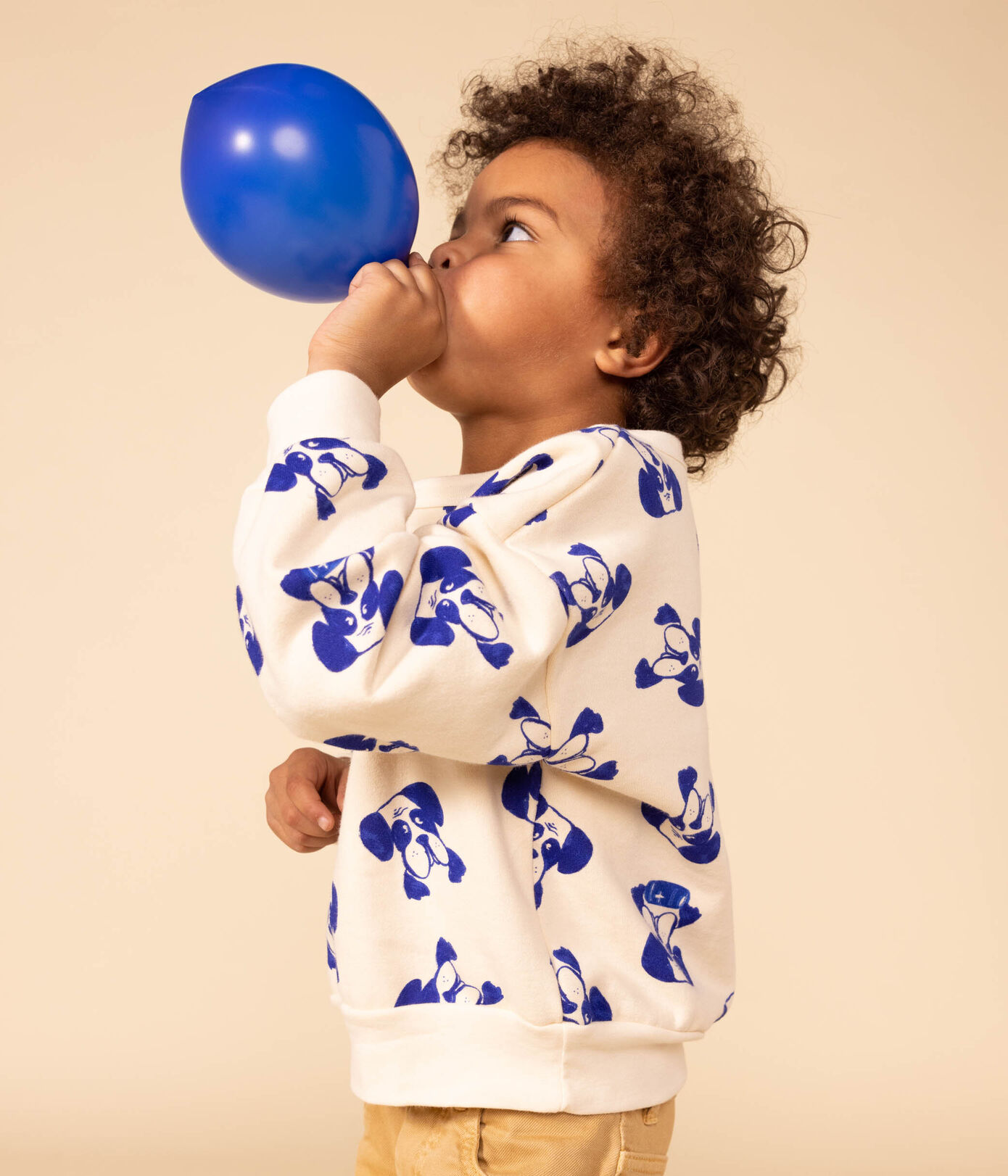 Sweatshirt imprimé en molleton enfant fille / garon