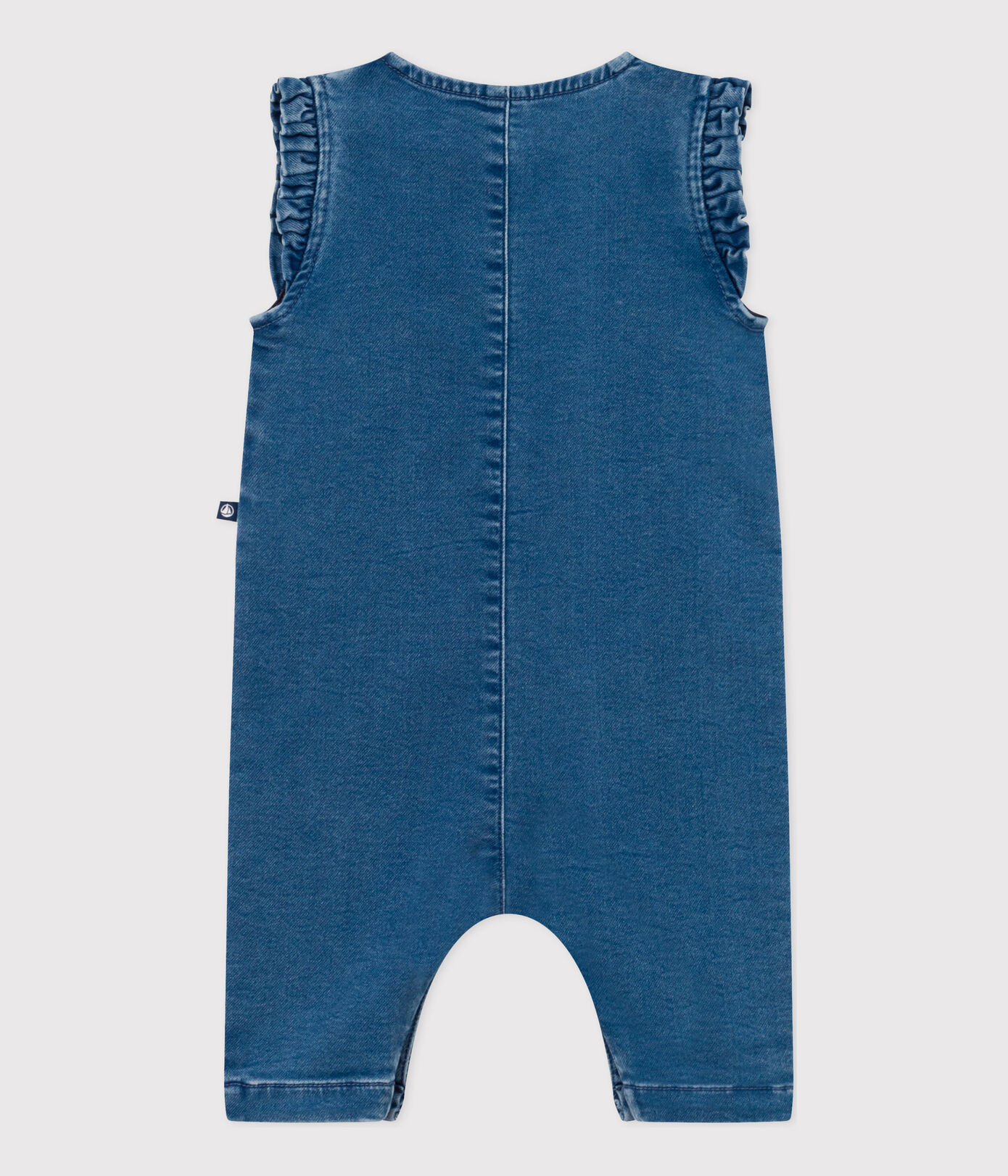 Combinaison sans manche en denim bébé