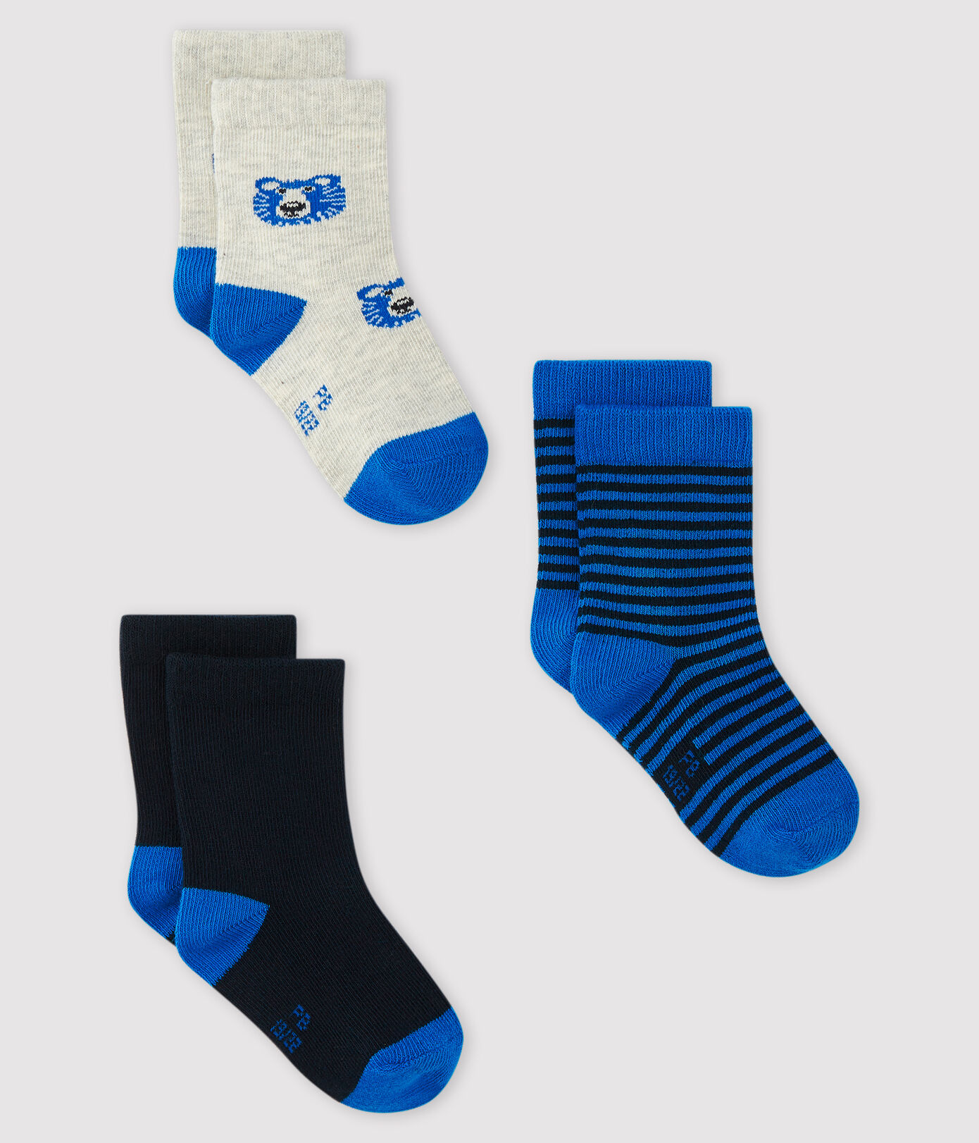 Lot de 3 paires de chaussettes bébé