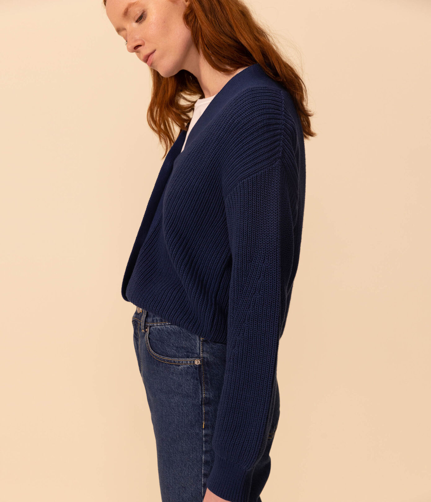 Gilet en cte anglaise en coton Femme