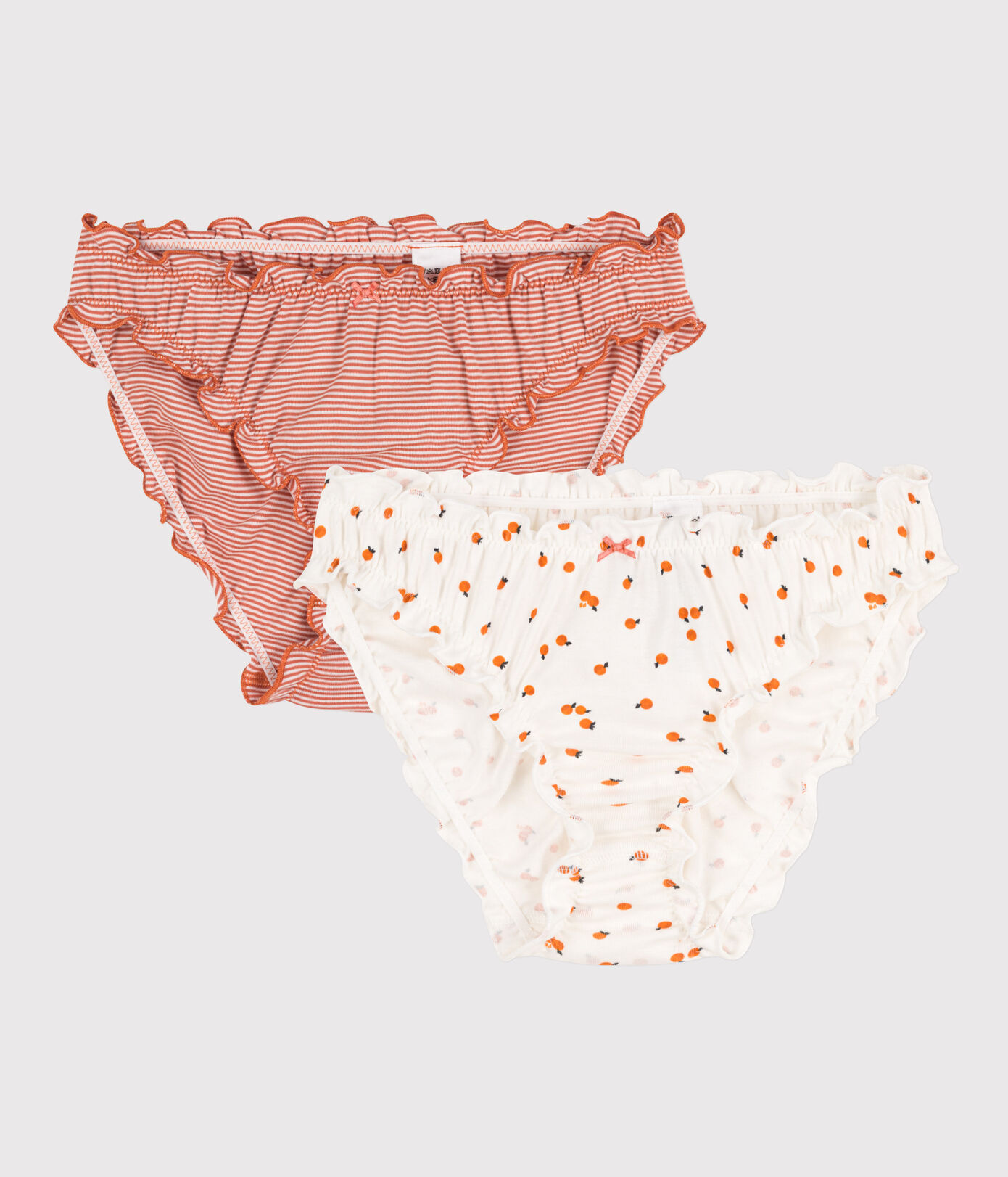 Lot 2 culottes froufrou en coton Femme