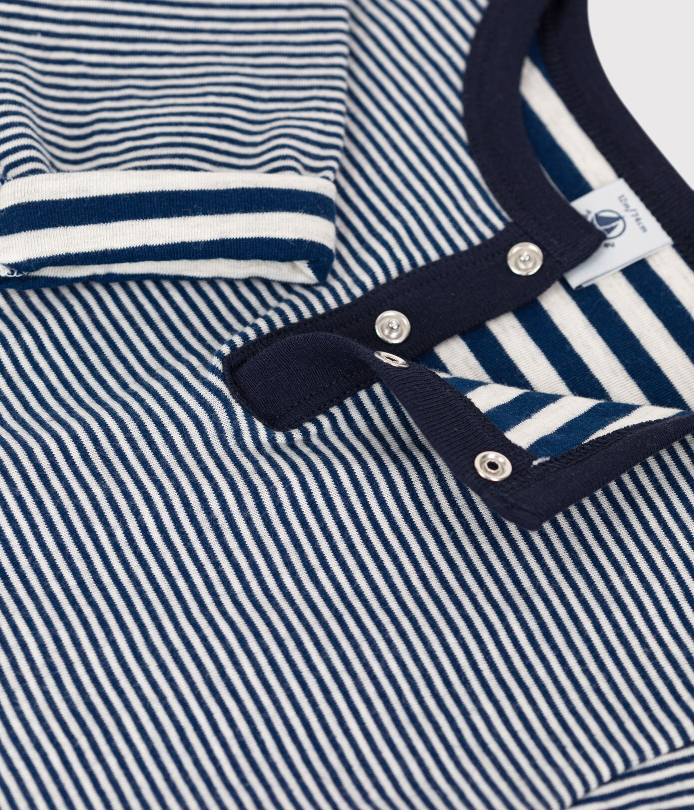 Tee-shirt manches longues bébé milleraies en tubique